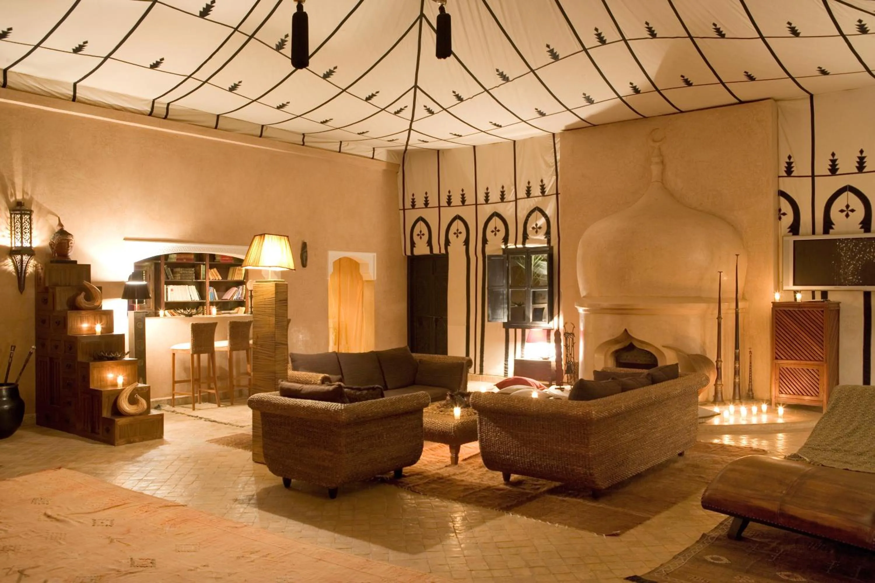 Living room in Lodge K