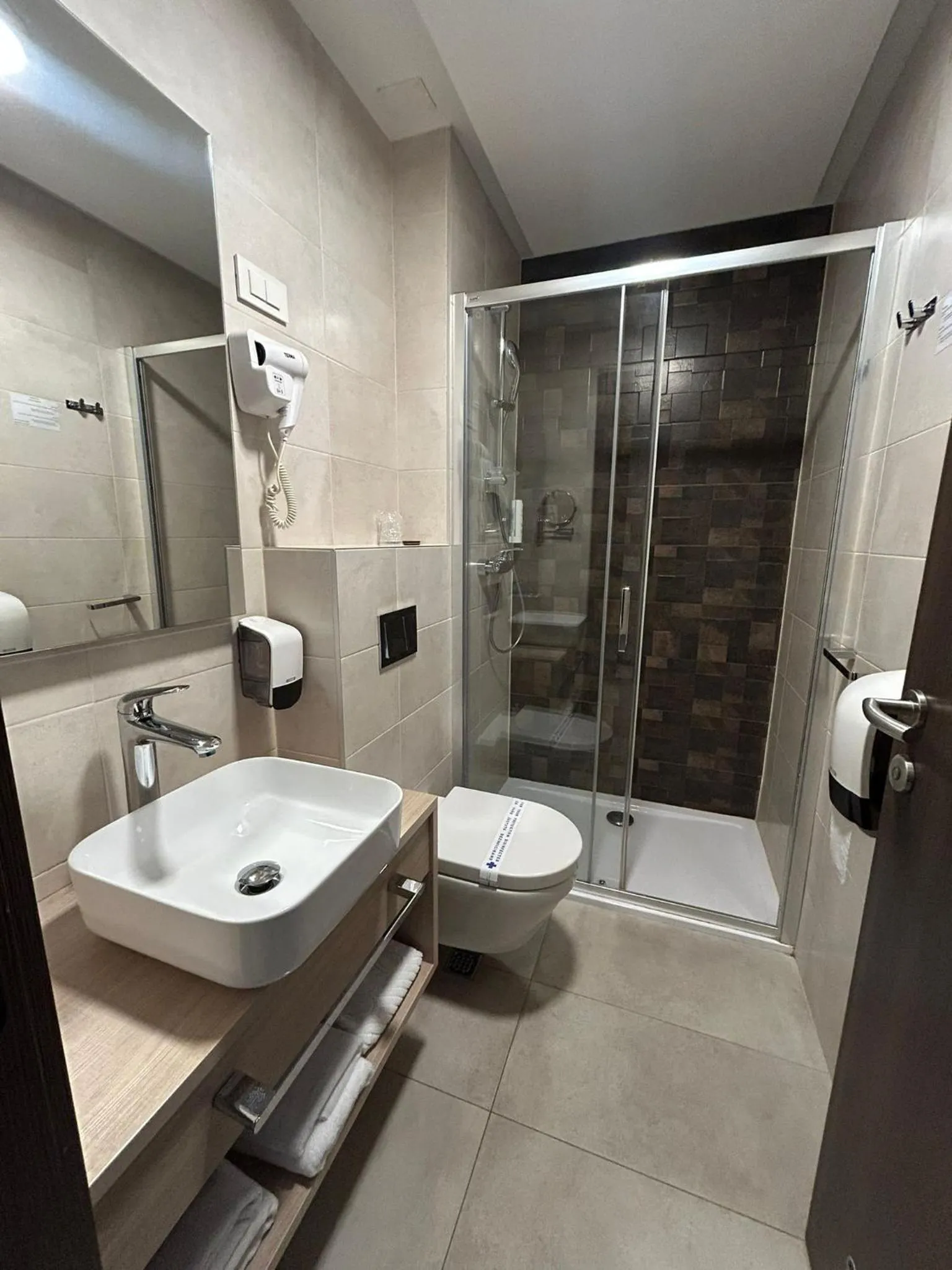 Toilet in Hotel Gallus