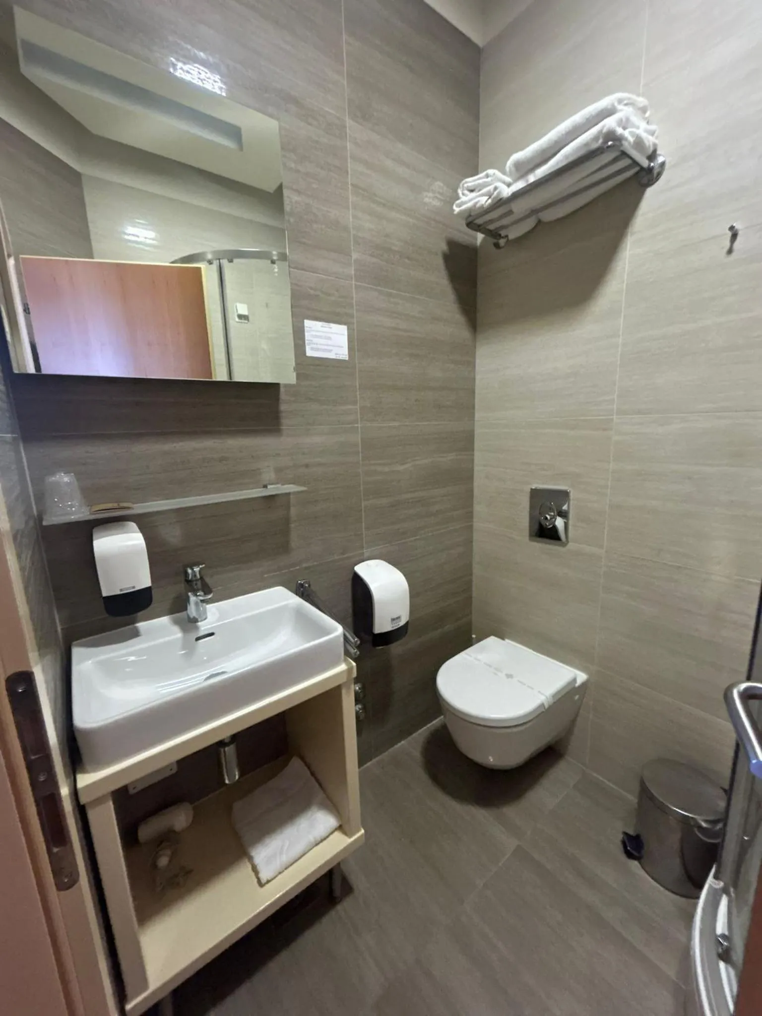 Toilet in Hotel Gallus