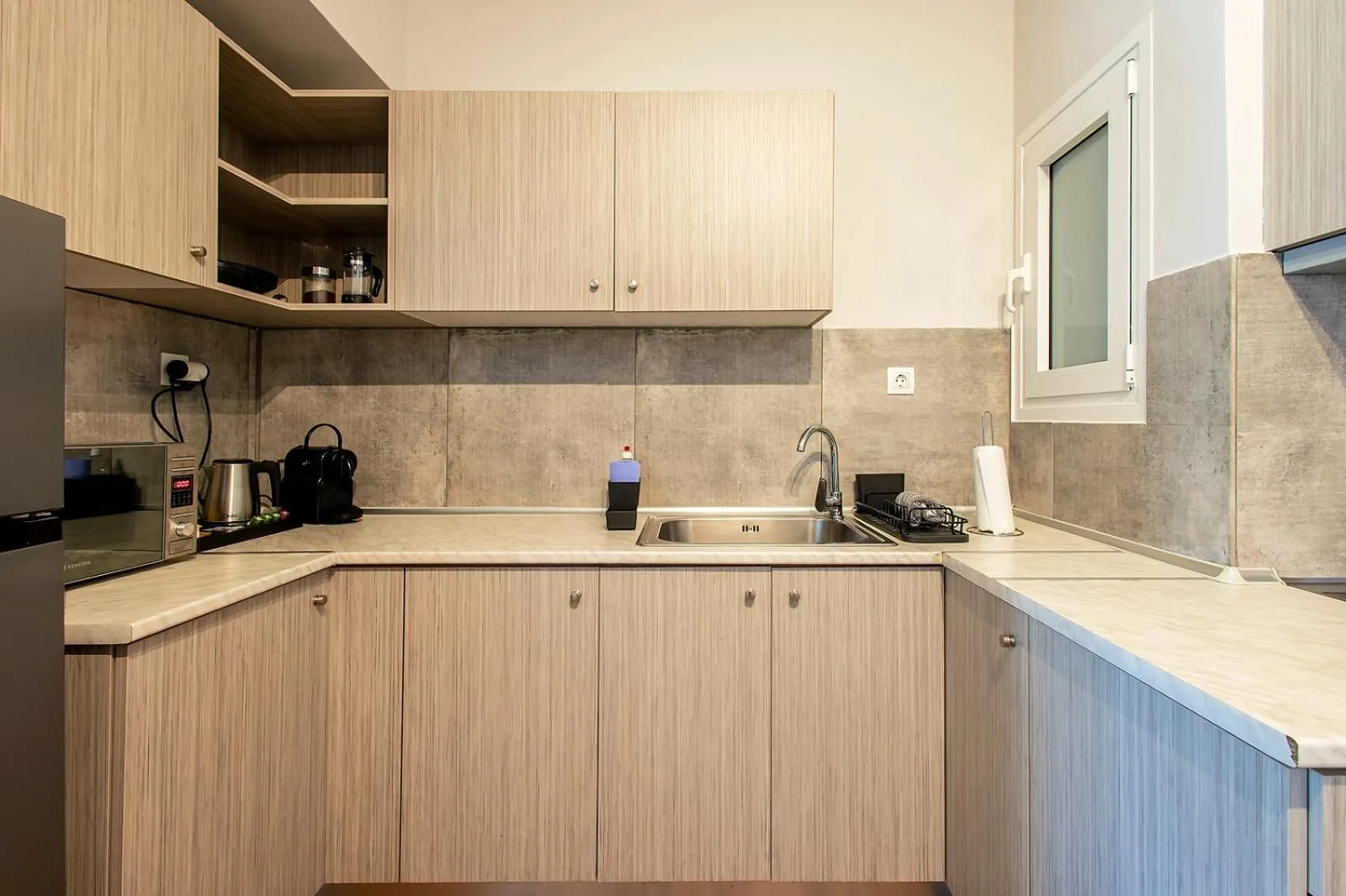 Coffee/tea facilities in Aris123 by Smart Cozy Suites - Apartments in the heart of Athens - 5 minutes from metro - Available 24hr