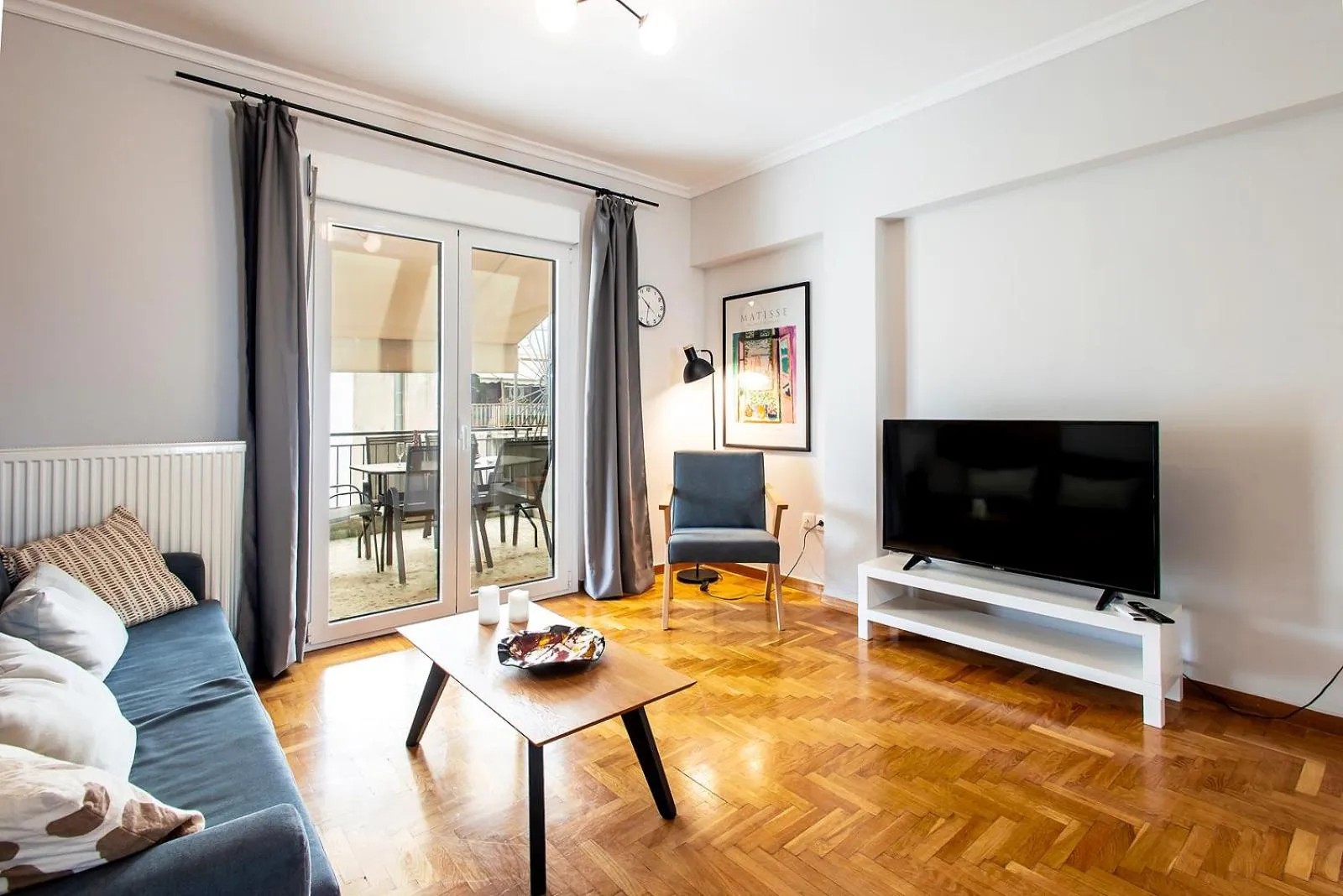 TV and multimedia in Aris123 by Smart Cozy Suites - Apartments in the heart of Athens - 5 minutes from metro - Available 24hr