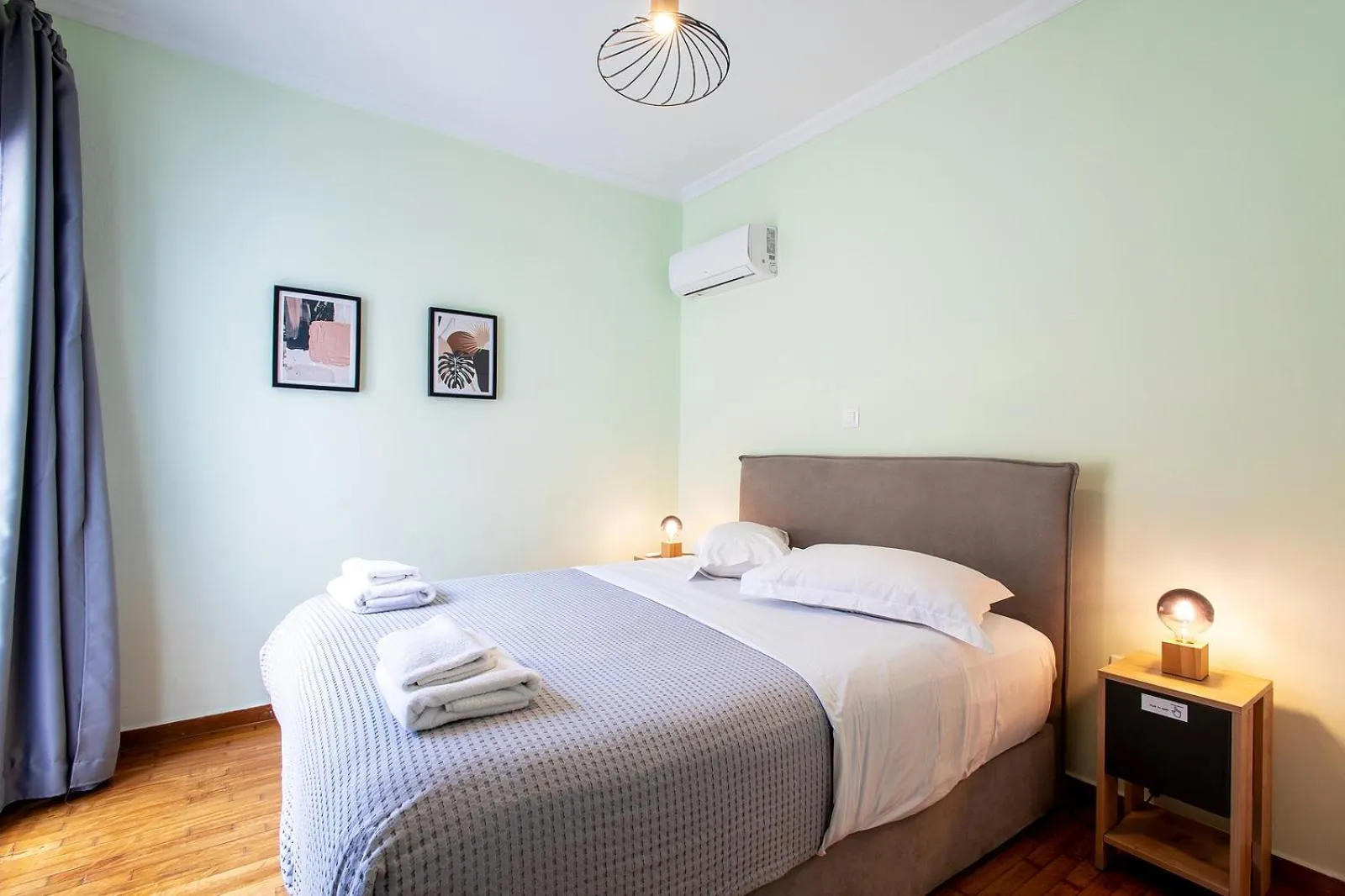 Bed in Aris123 by Smart Cozy Suites - Apartments in the heart of Athens - 5 minutes from metro - Available 24hr