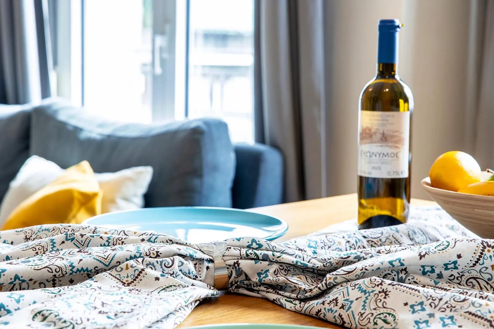 Living room in Aris123 by Smart Cozy Suites - Apartments in the heart of Athens - 5 minutes from metro - Available 24hr