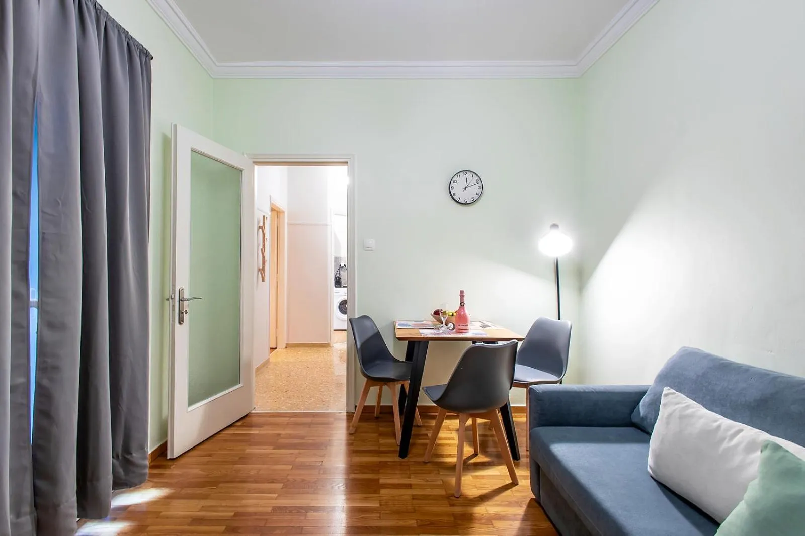 Living room in Aris123 by Smart Cozy Suites - Apartments in the heart of Athens - 5 minutes from metro - Available 24hr