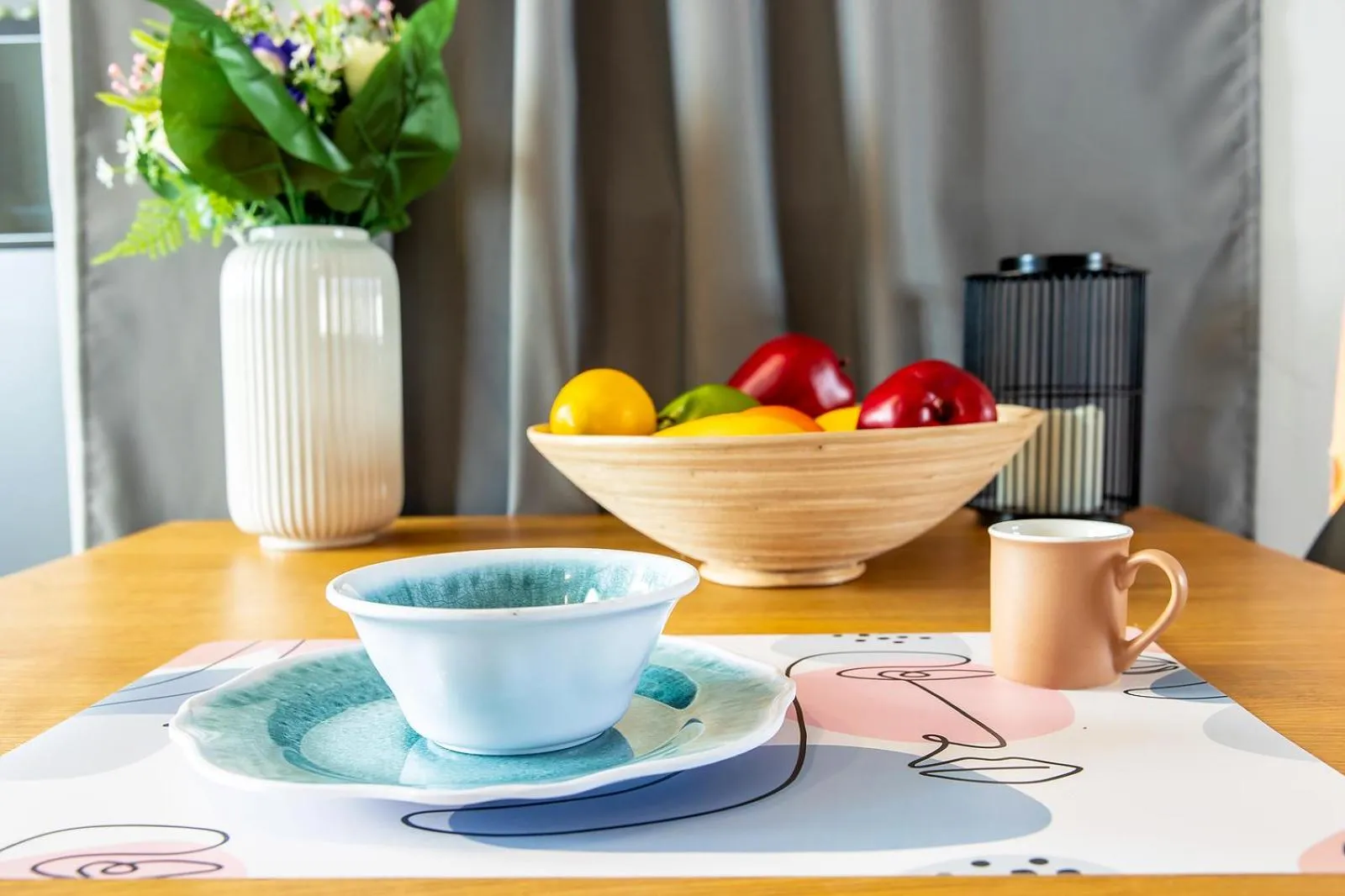 Dining area in Aris123 by Smart Cozy Suites - Apartments in the heart of Athens - 5 minutes from metro - Available 24hr