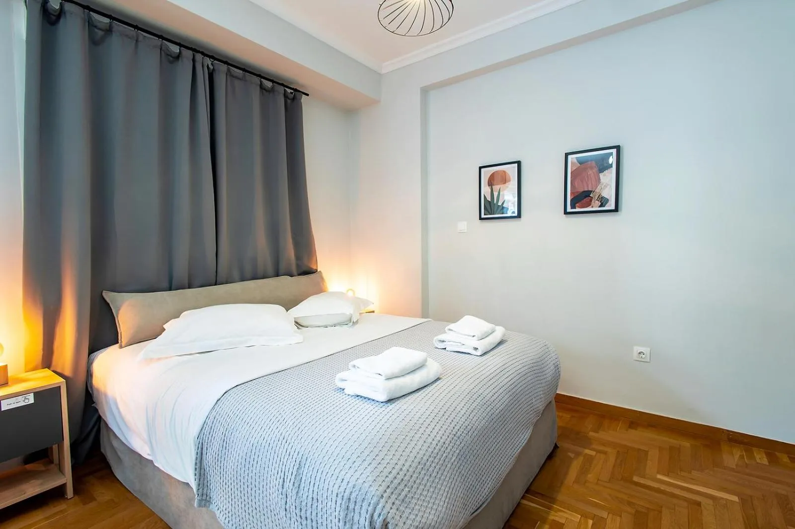 Bedroom in Aris123 by Smart Cozy Suites - Apartments in the heart of Athens - 5 minutes from metro - Available 24hr