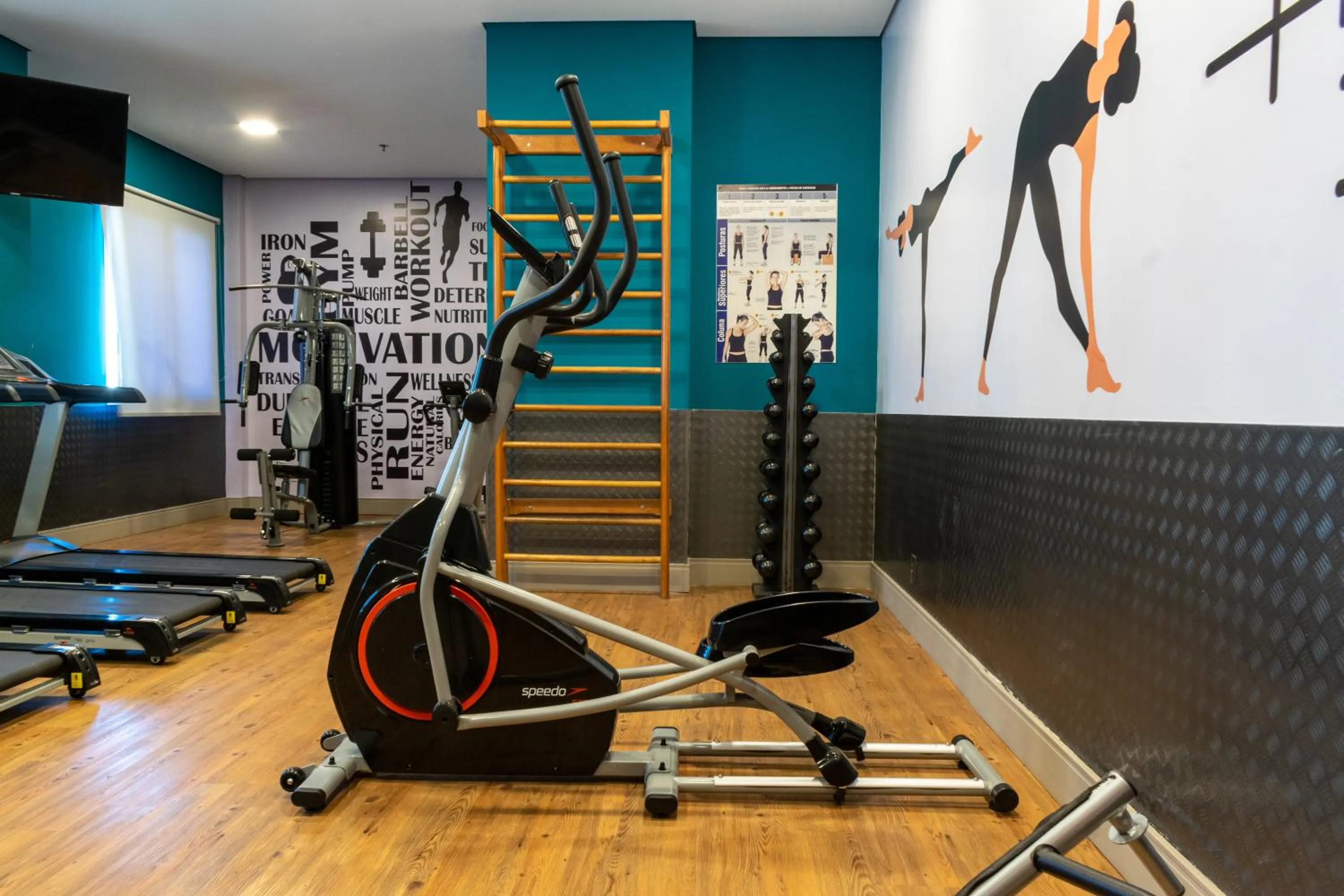 Fitness centre/facilities in Transamerica Executive Belo Horizonte