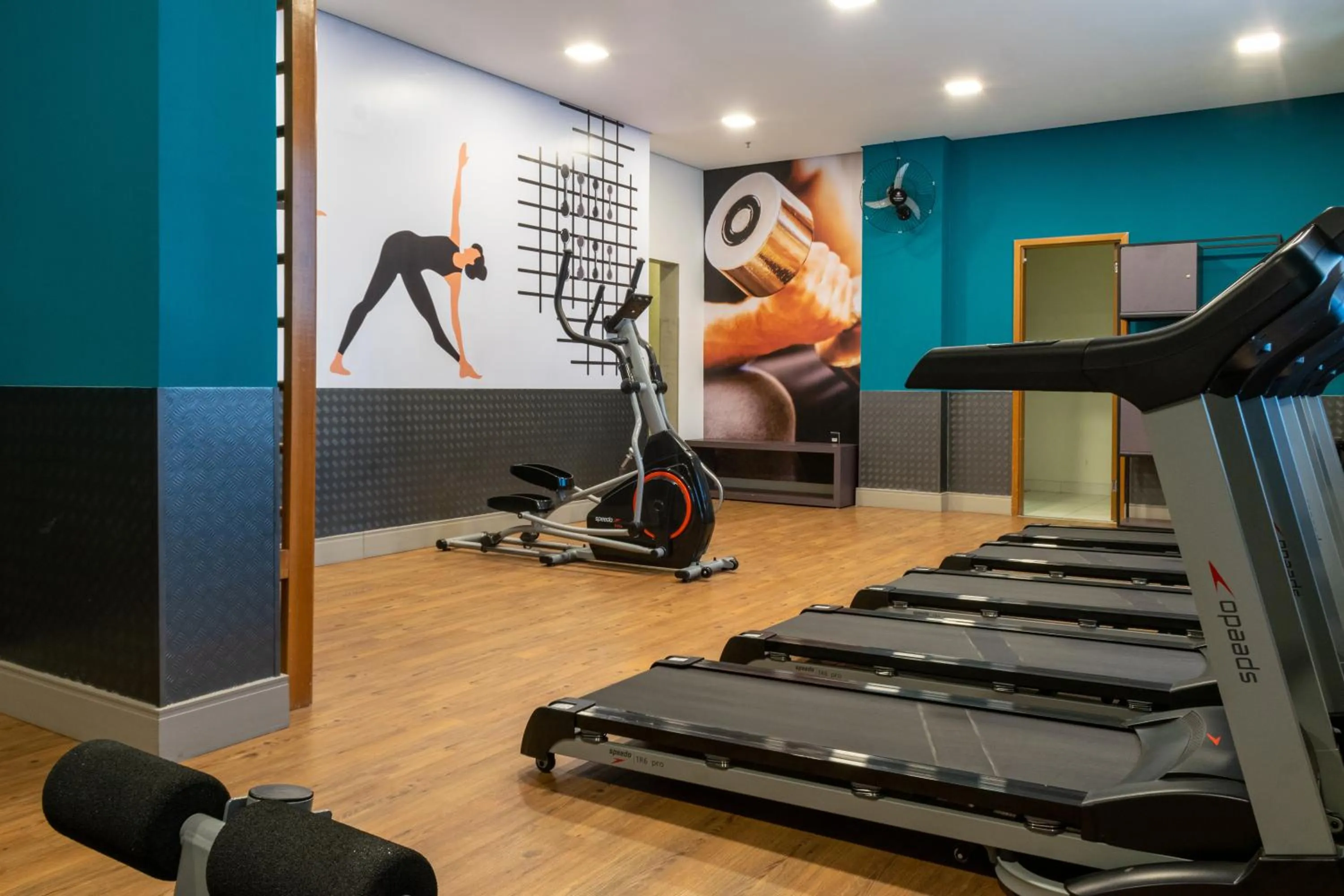 Fitness centre/facilities in Transamerica Executive Belo Horizonte