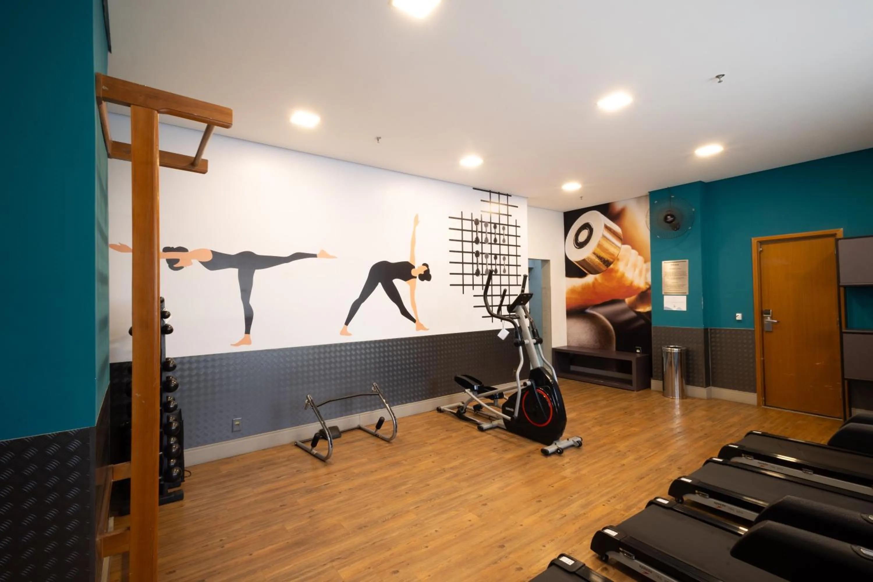Fitness centre/facilities in Transamerica Executive Belo Horizonte