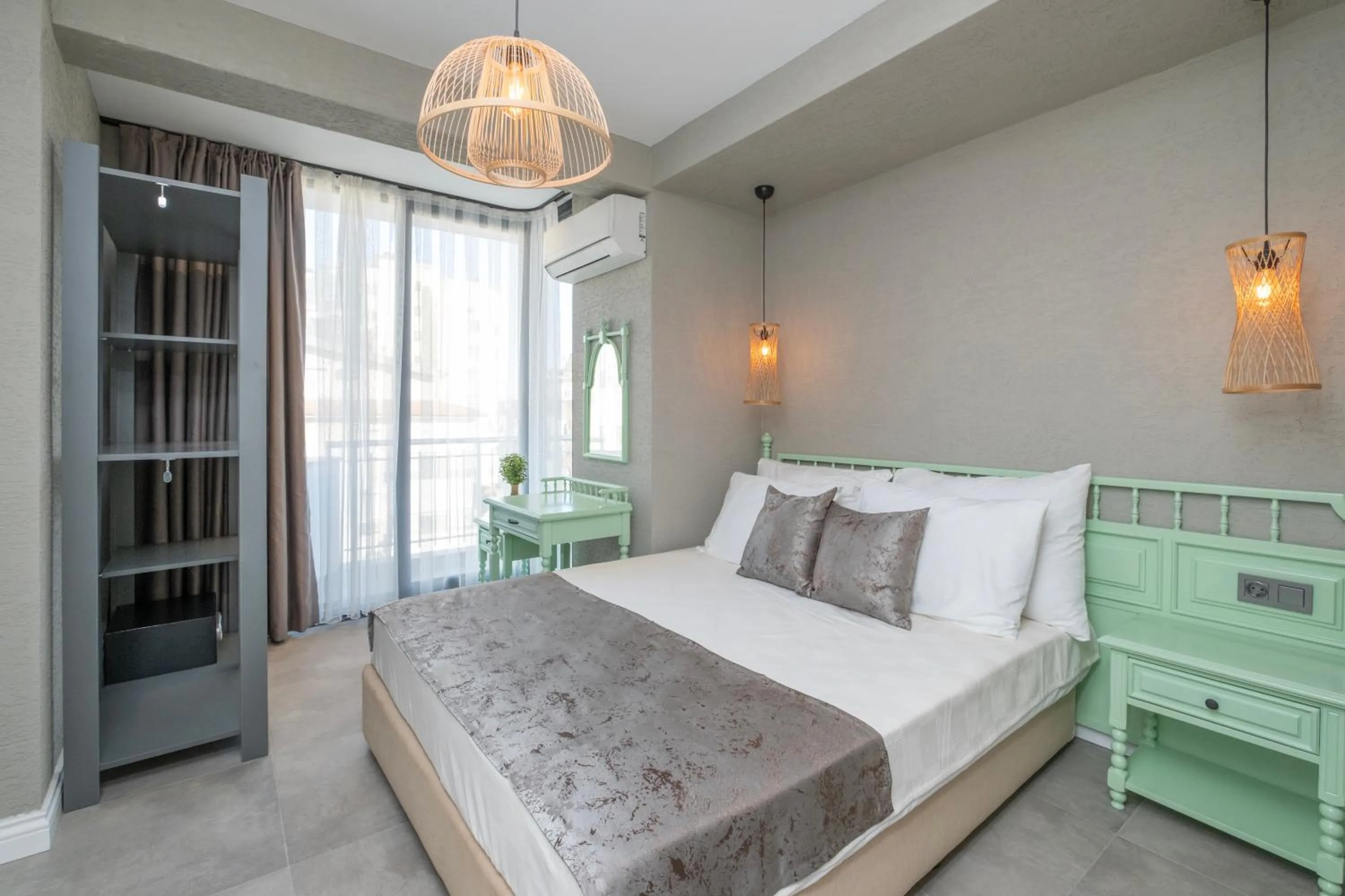 Bedroom, Bed in Wolf Suites