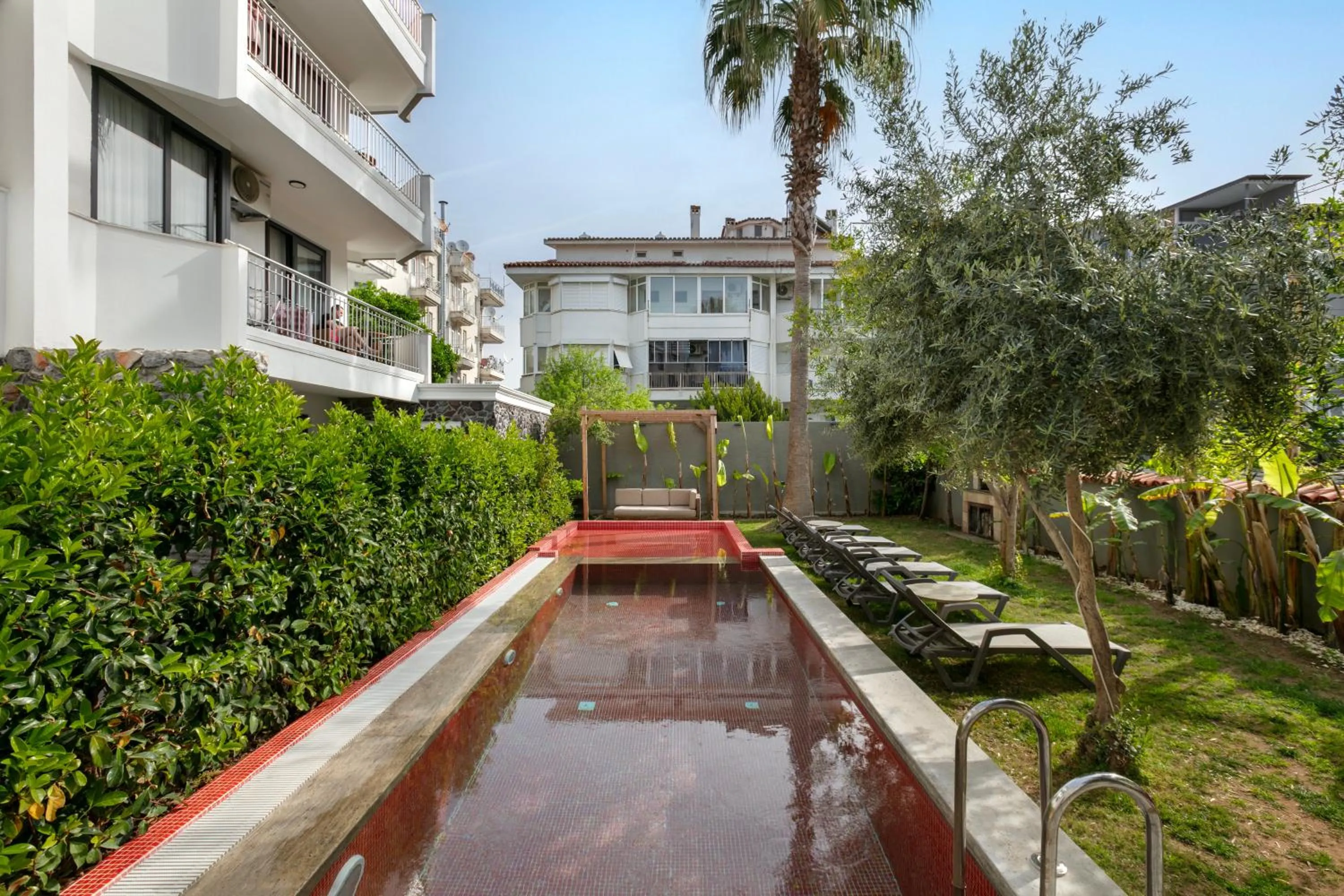 Pool view in Wolf Suites