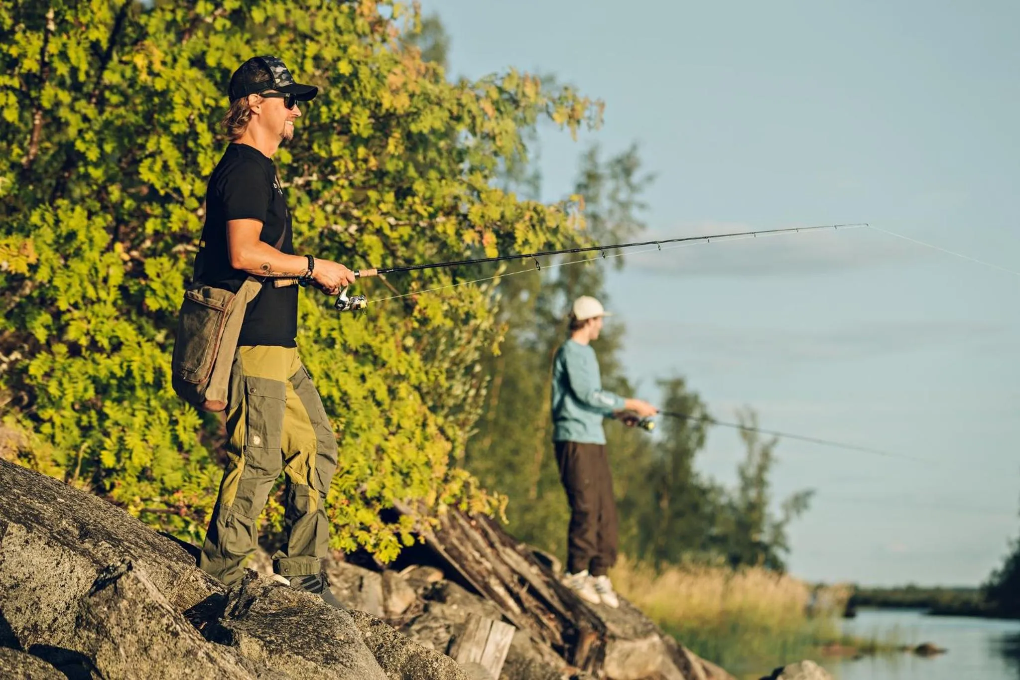 Fishing in Kalajoen Marina Studio huoneisto