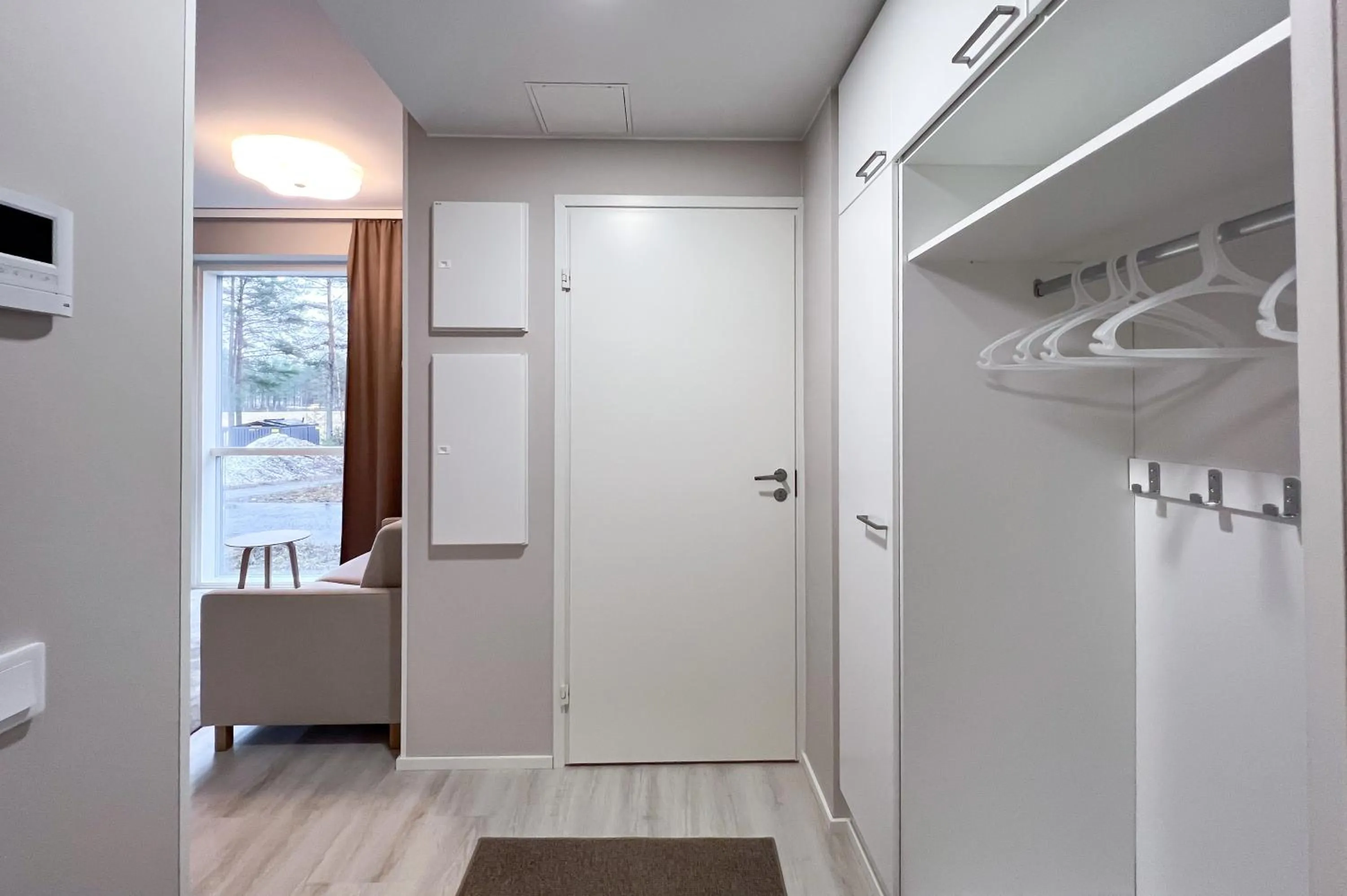 Facade/entrance in Kalajoen Marina Studio huoneisto