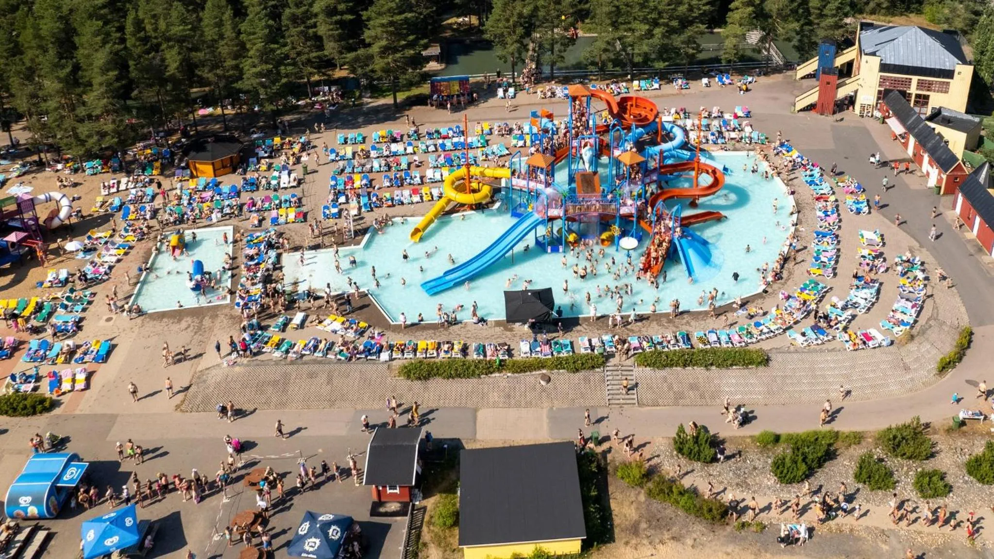 Aqua park in Kalajoen Marina Studio huoneisto