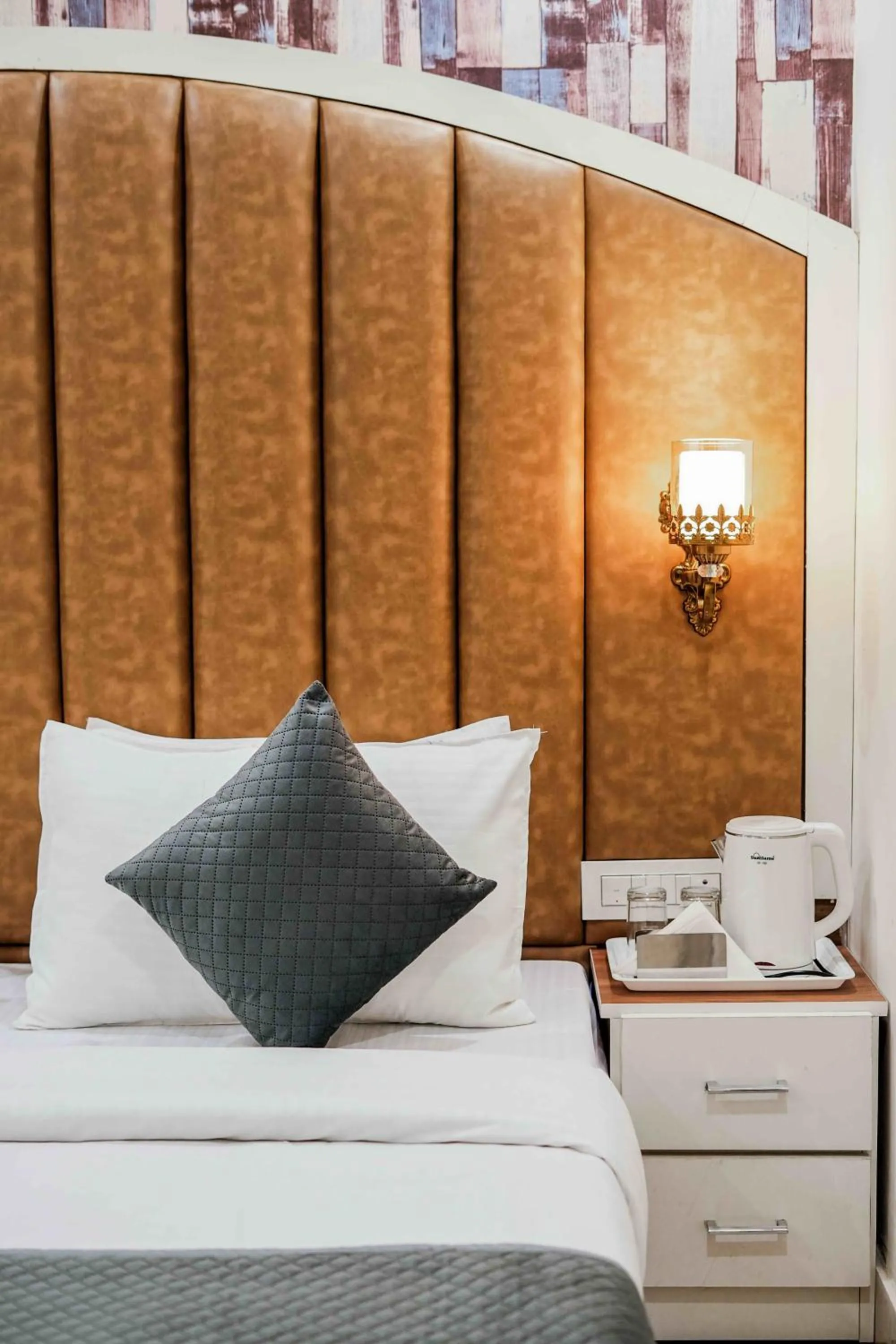 Bed in Hotel Paras Chandigarh Zirakpur