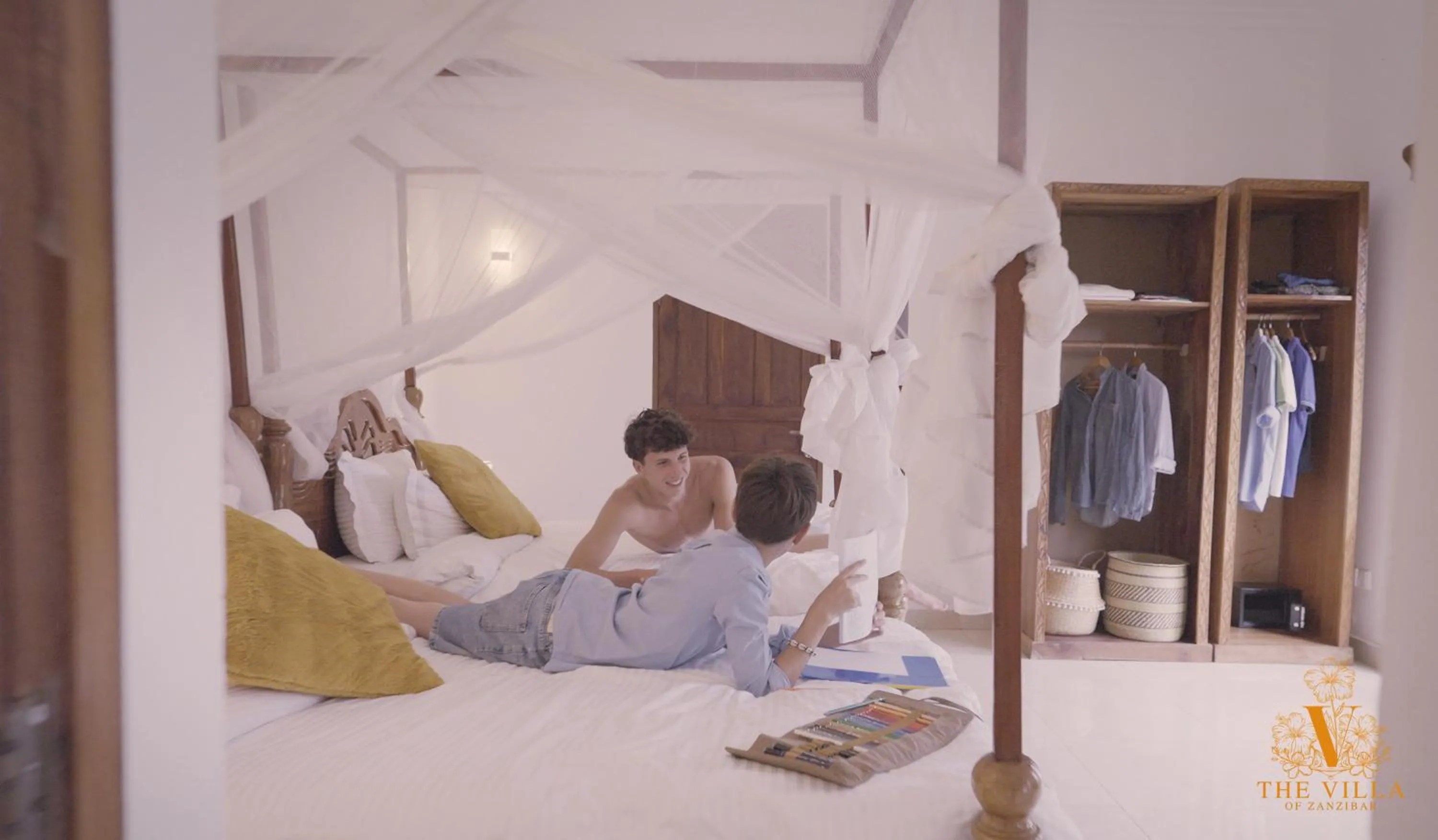 Bed in The Villa of Zanzibar