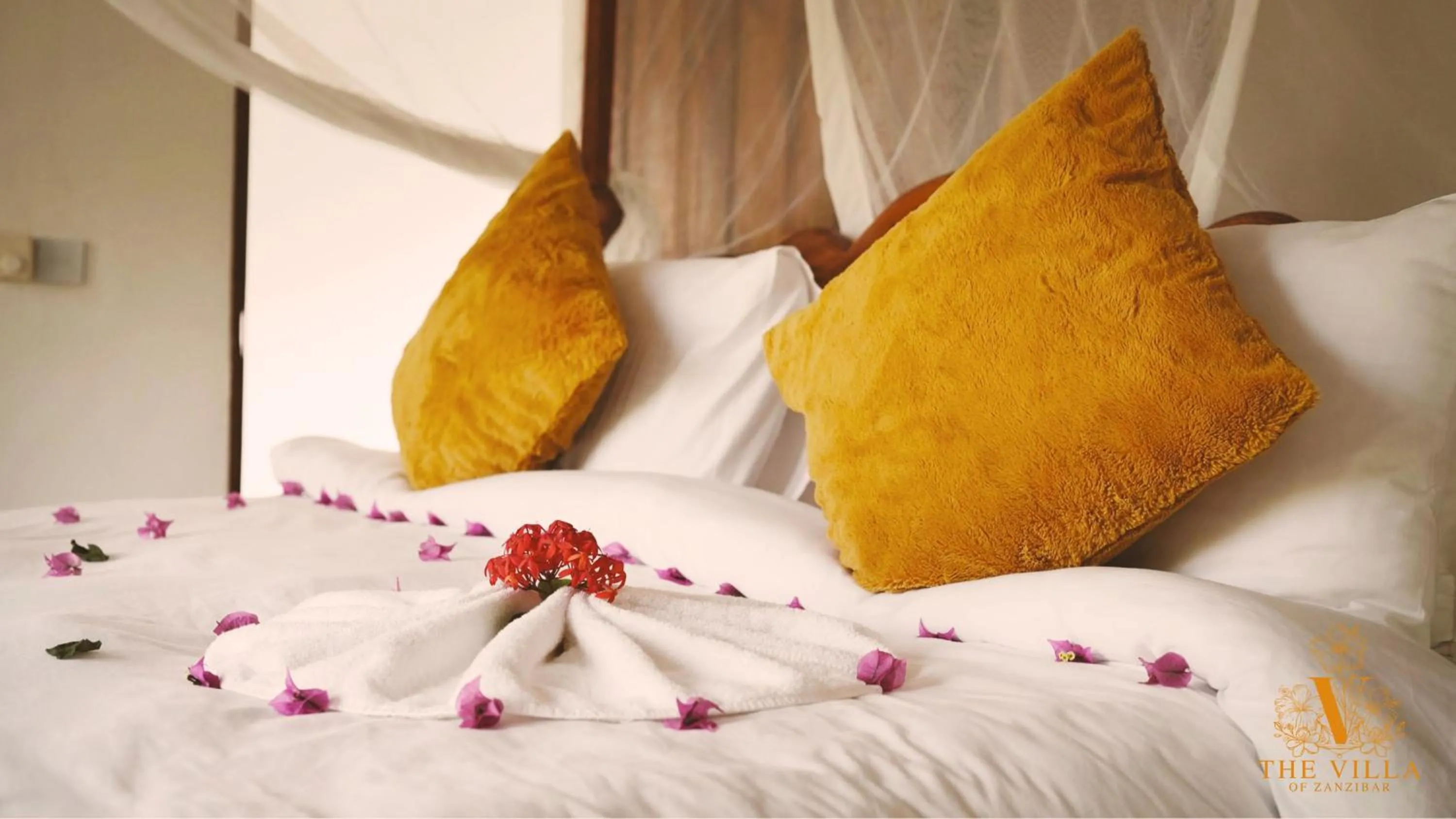 Bed in The Villa of Zanzibar