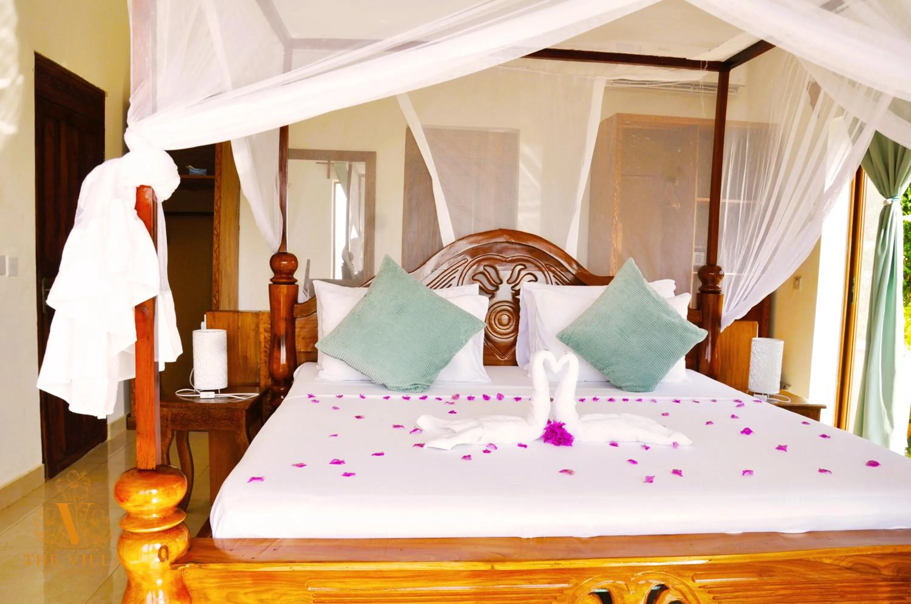 Bed in The Villa of Zanzibar