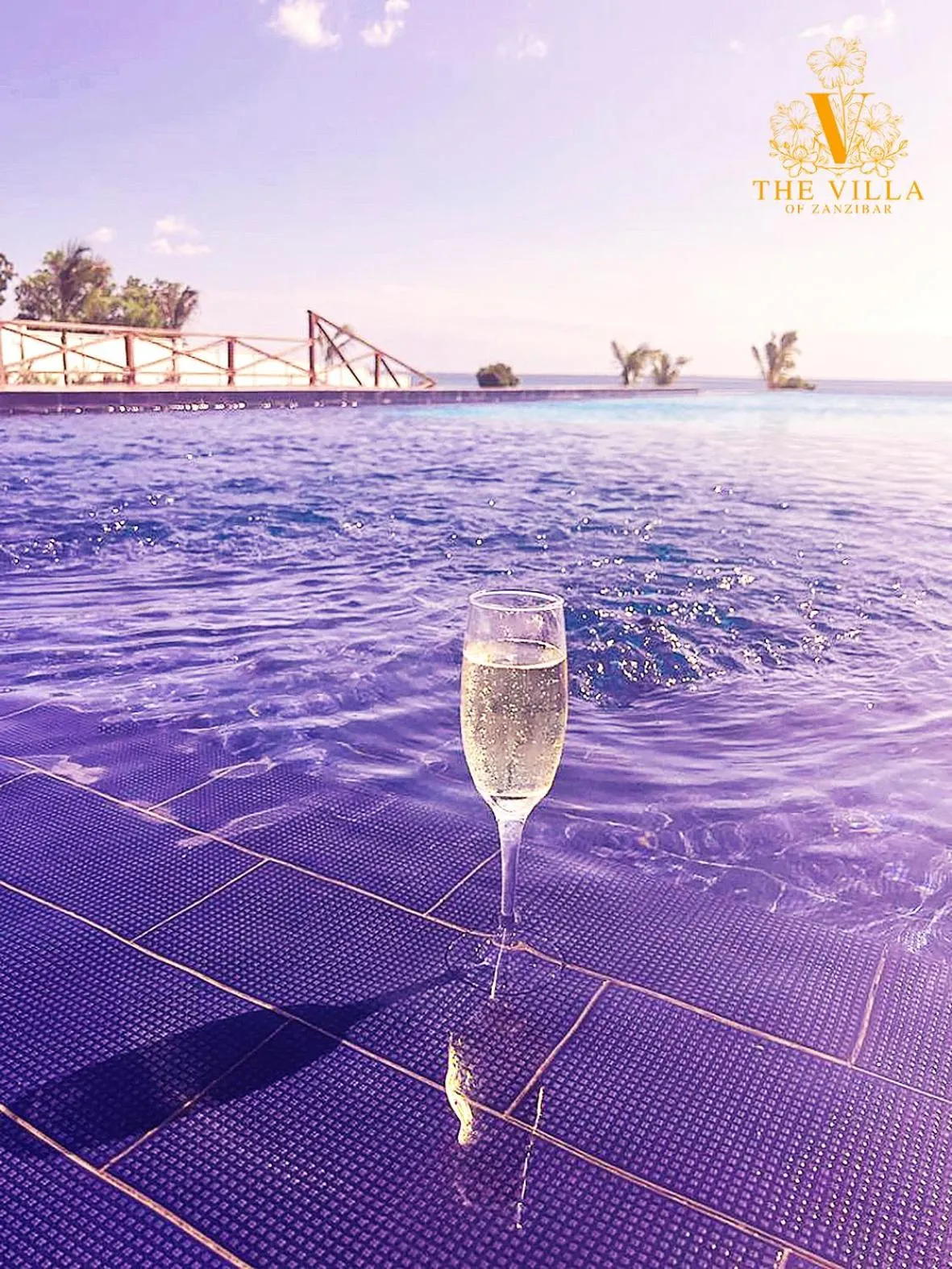 Pool view in The Villa of Zanzibar