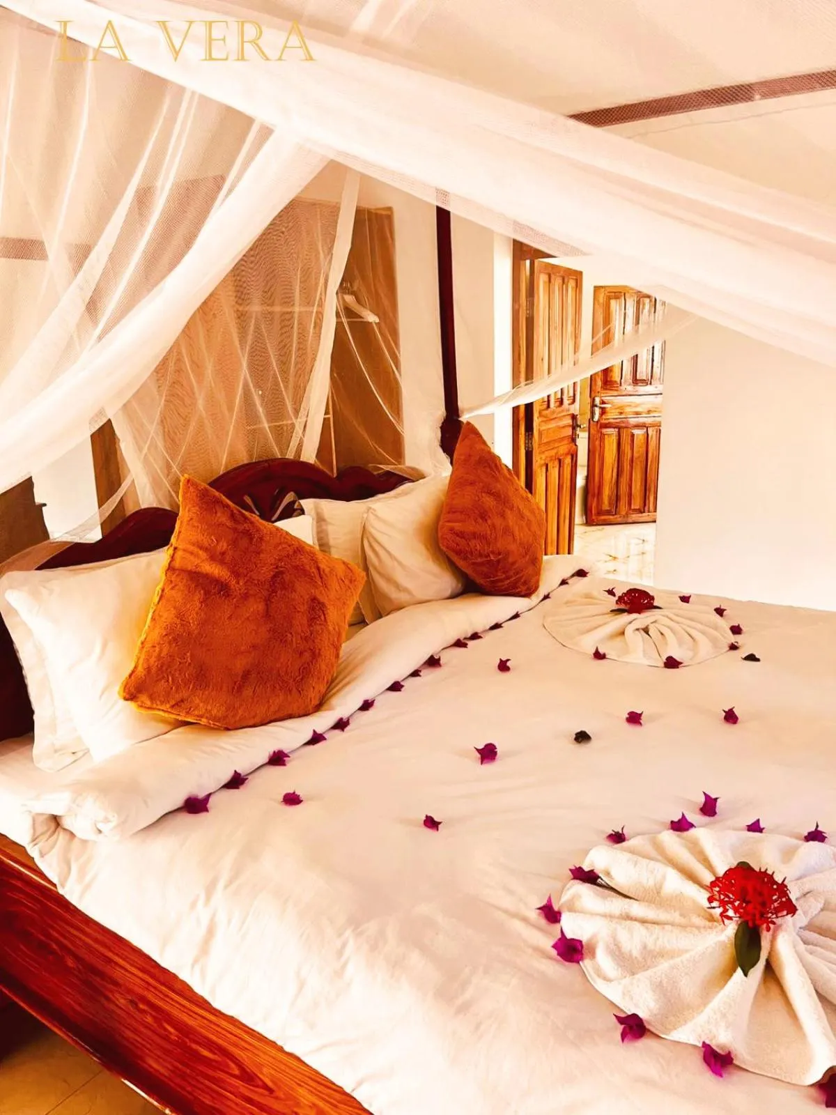 Bed in The Villa of Zanzibar