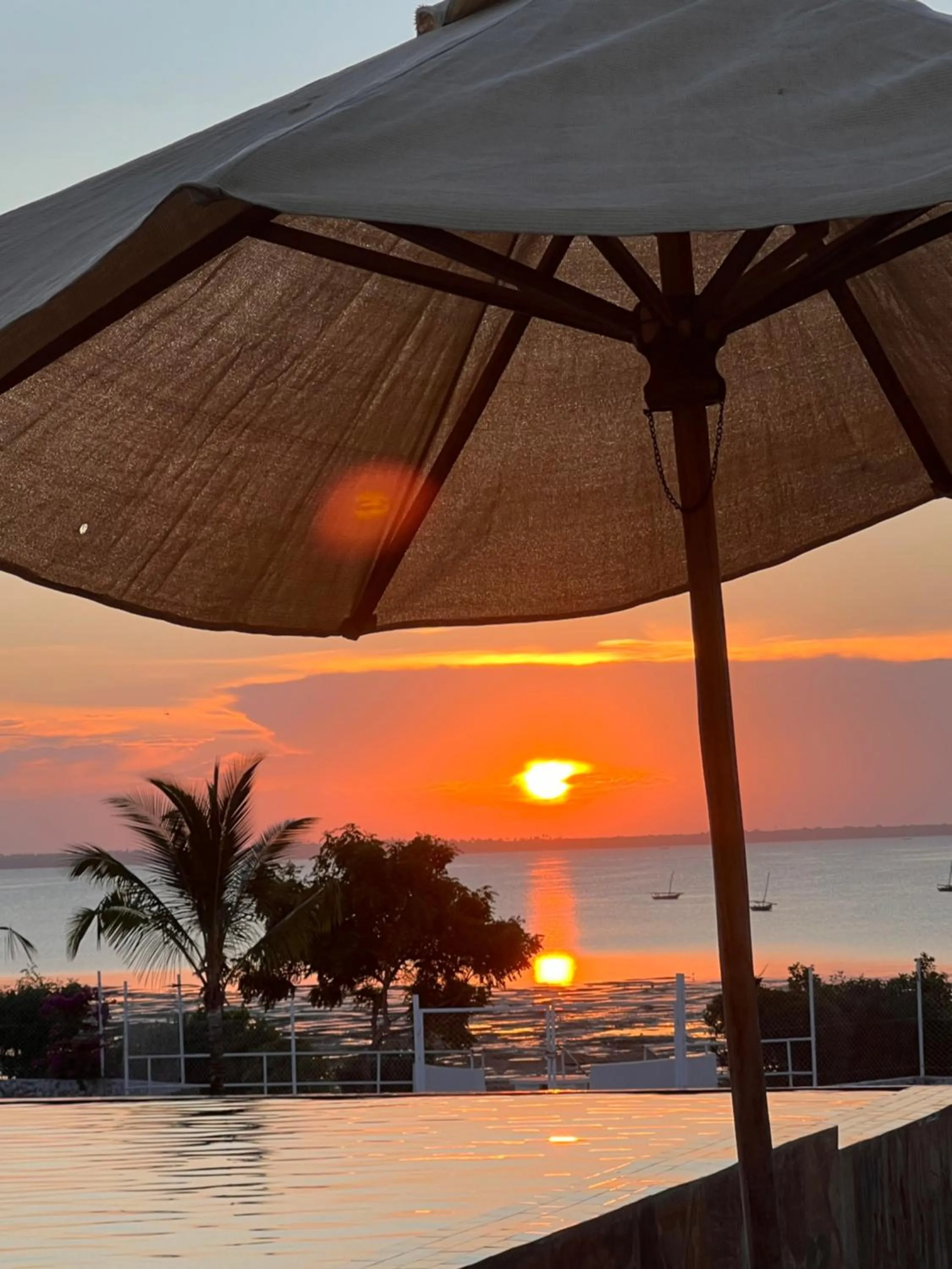 Pool view in The Villa of Zanzibar