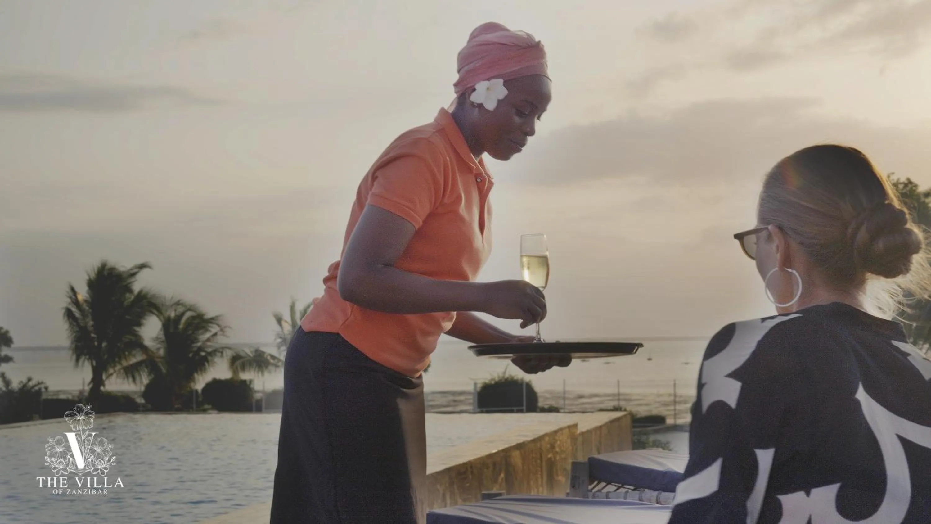 Pool view in The Villa of Zanzibar