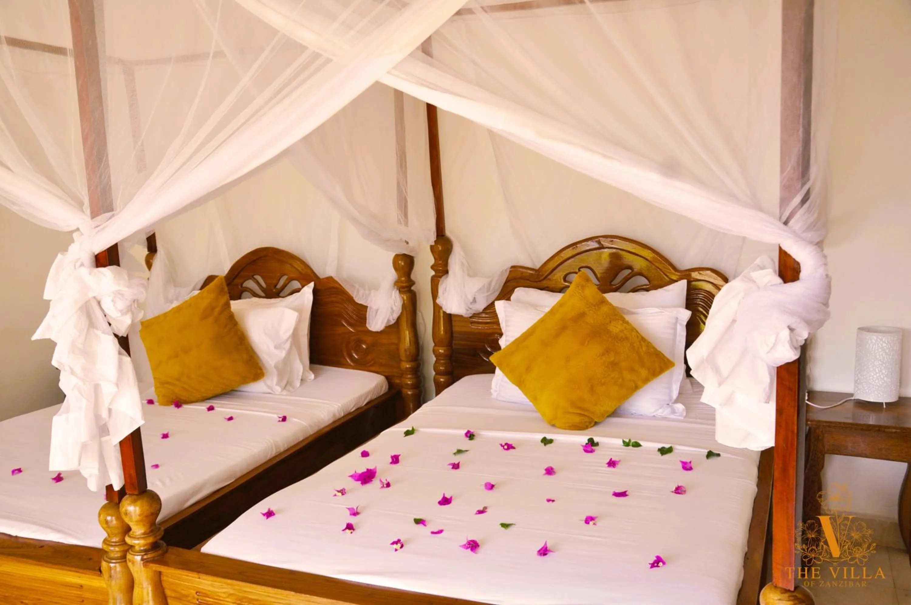 Bed in The Villa of Zanzibar