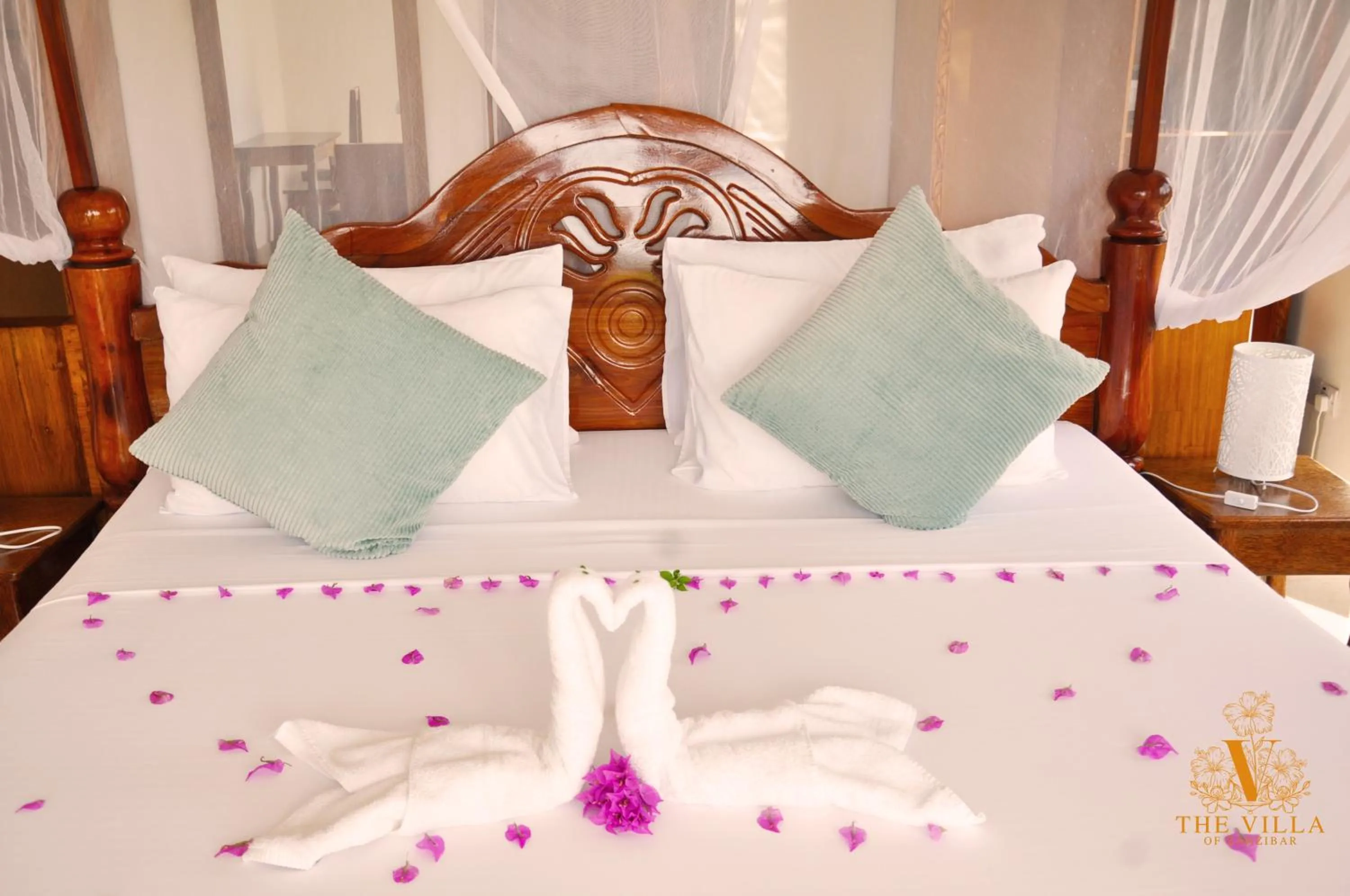 Bed in The Villa of Zanzibar