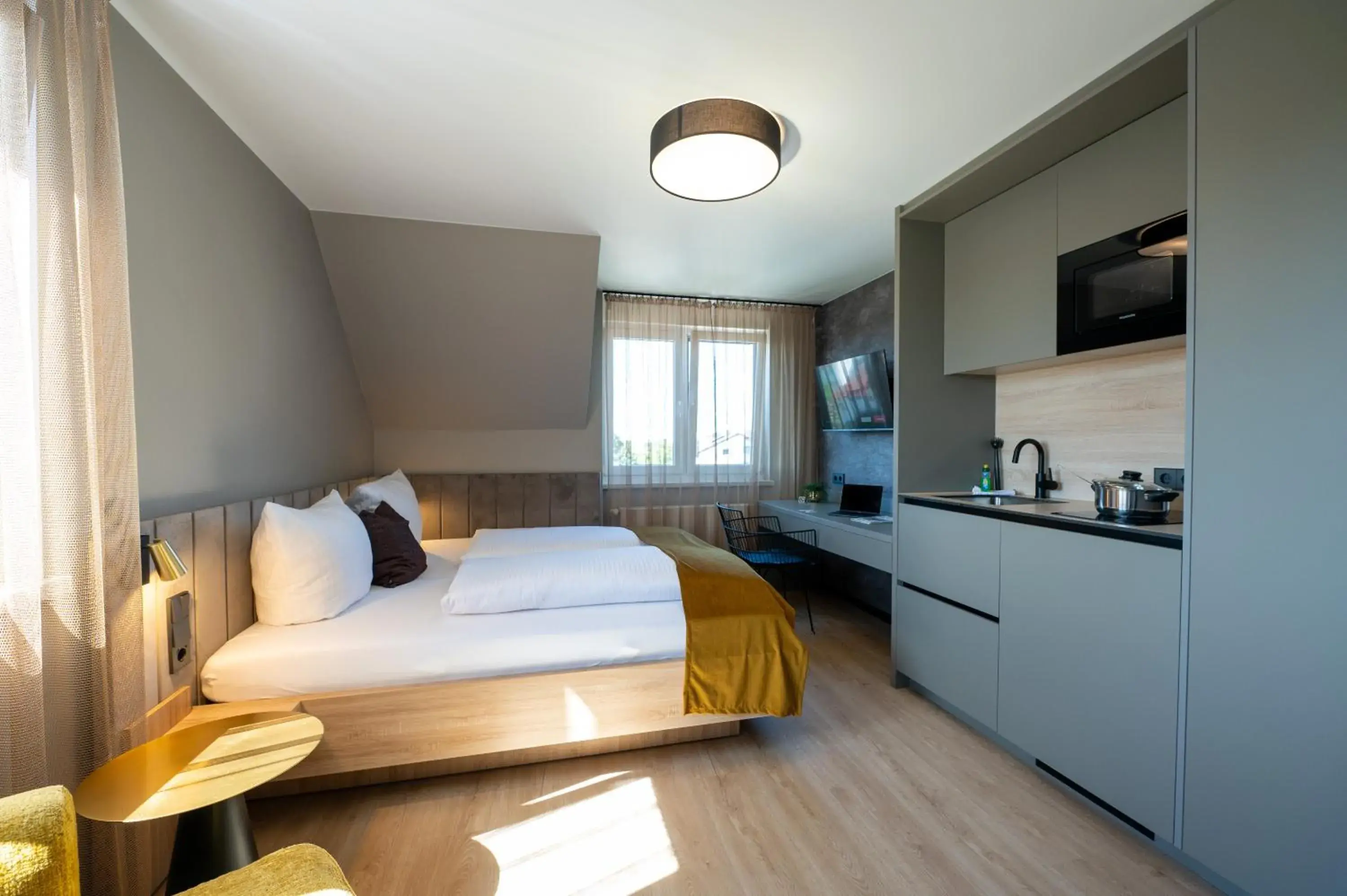 Double or Twin Room with kitchenette in V Business Apartments Böblingen Double or Twin Room with kitchenette in V Business Apartments Böblingen
