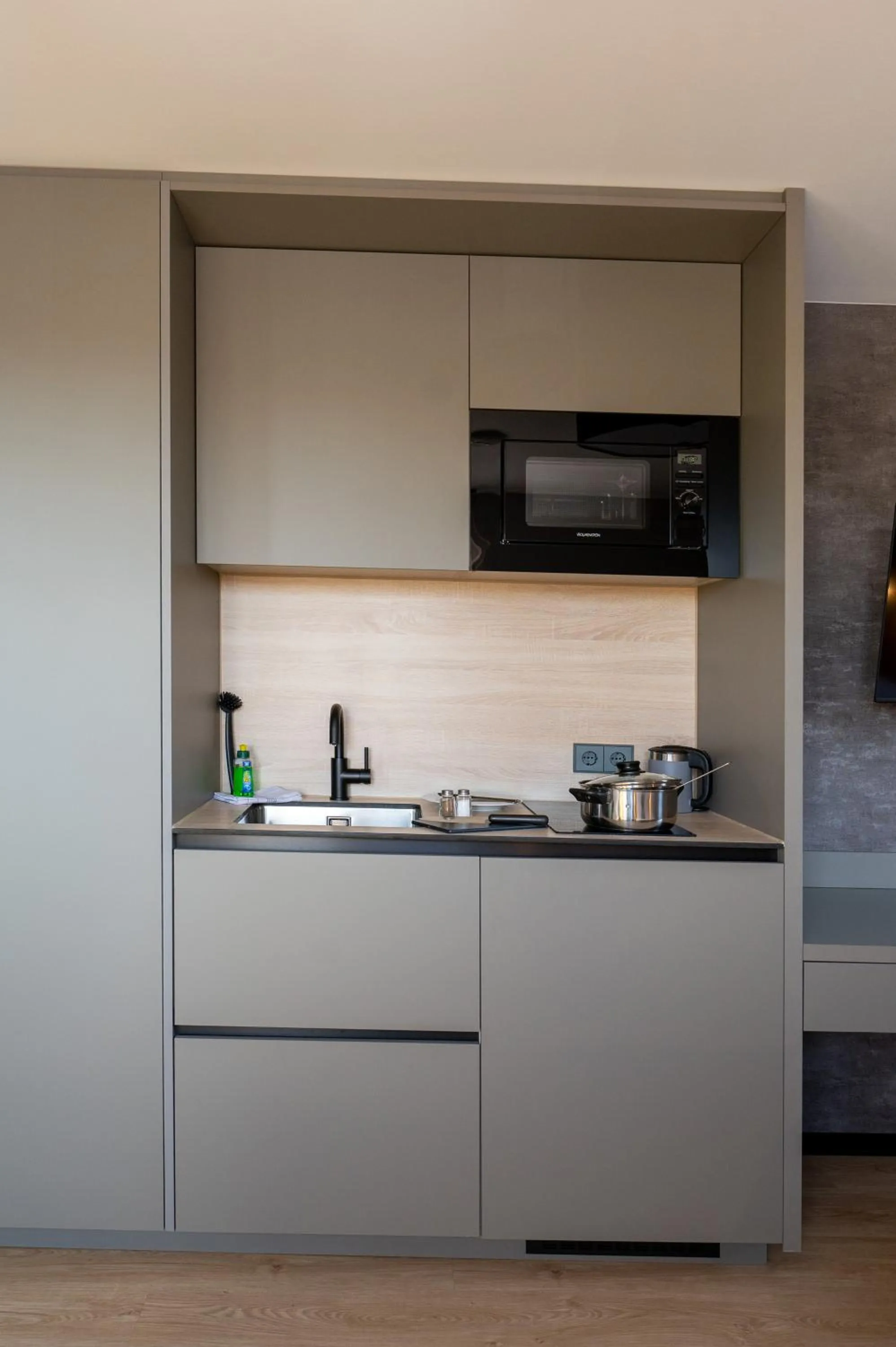 Kitchen or kitchenette in V Business Apartments Böblingen