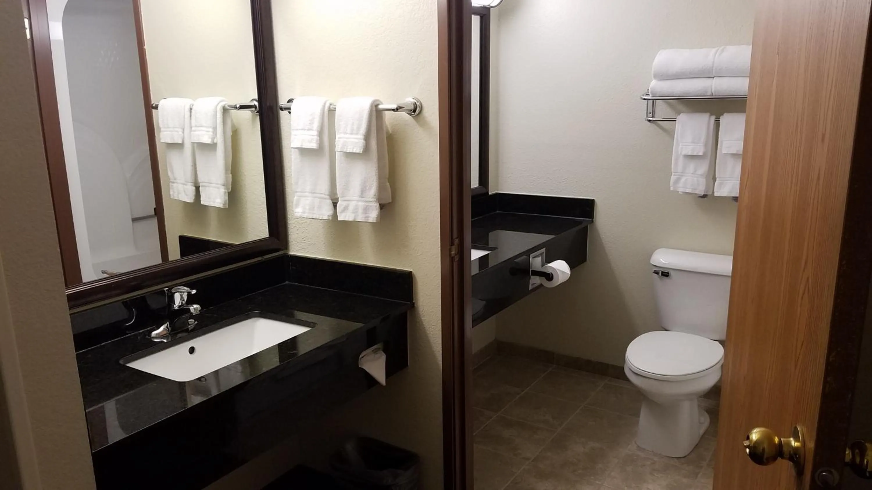 Bathroom in AmericInn by Wyndham Rhinelander