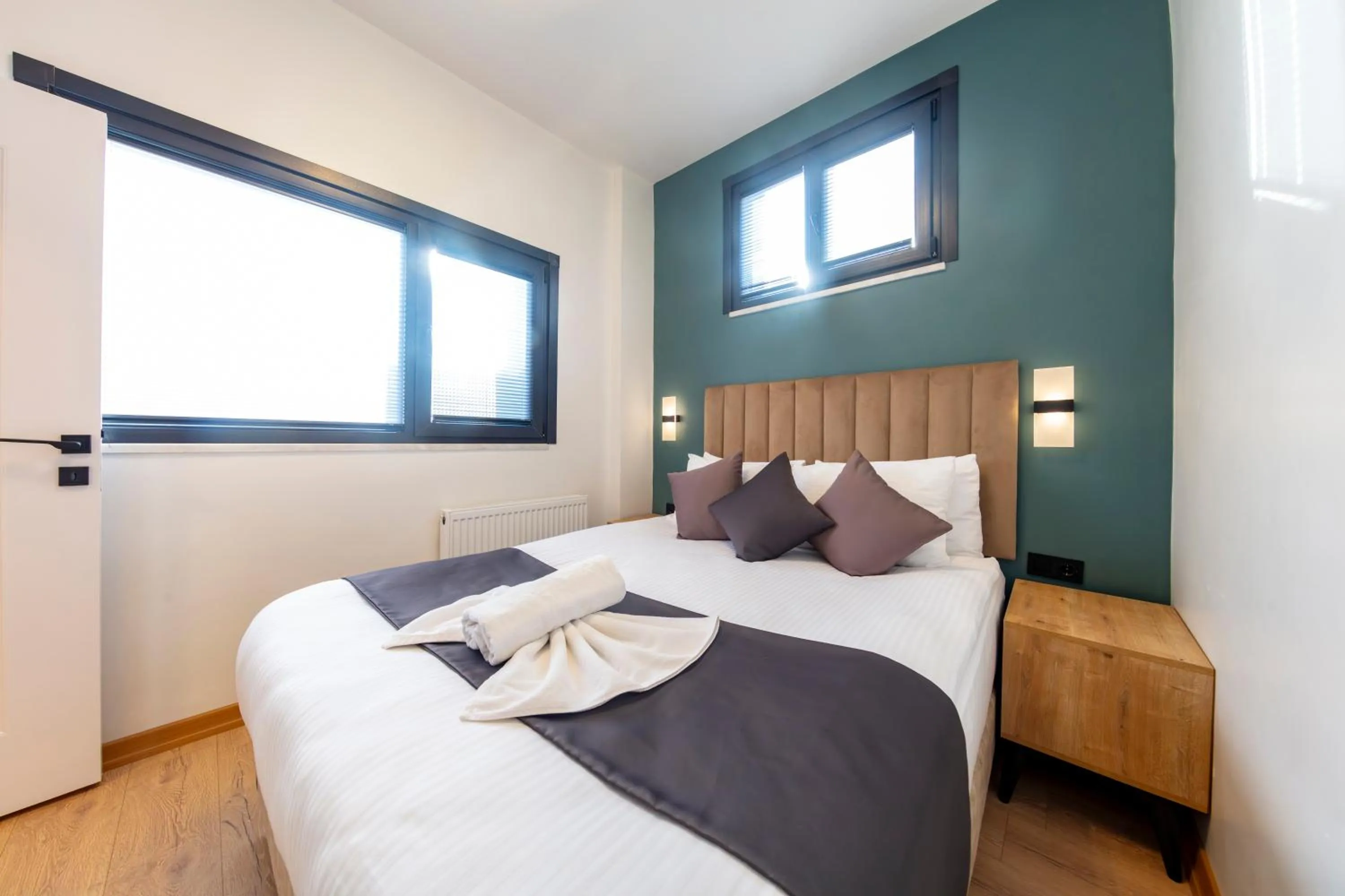 Bed in Mia Mia Suites