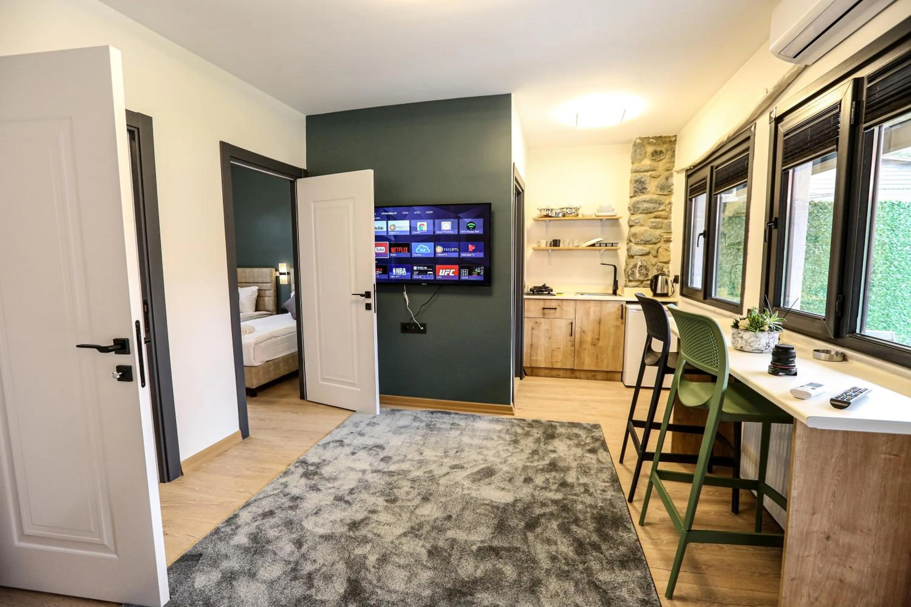 Kitchen or kitchenette in Mia Mia Suites