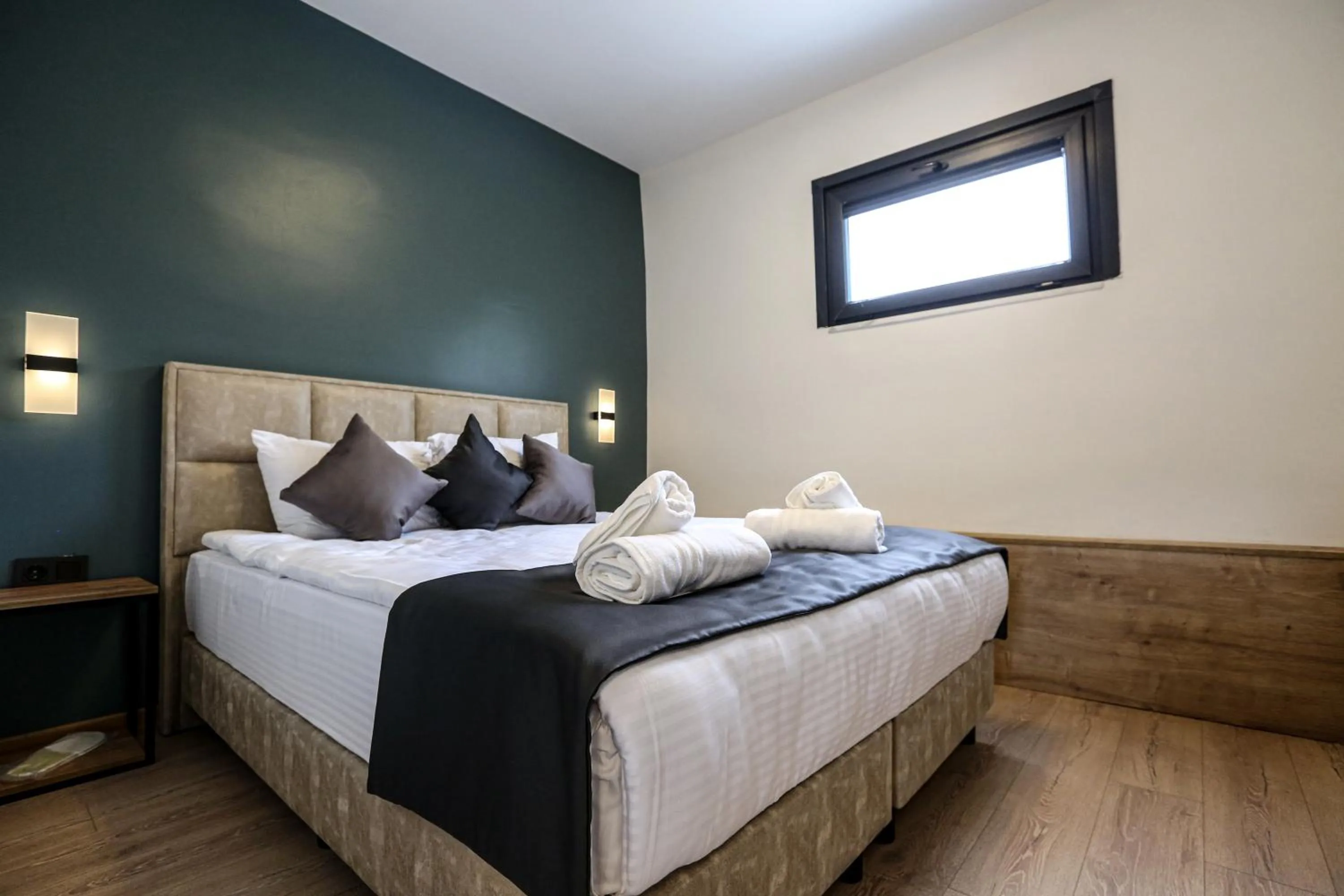 Bedroom, Bed in Mia Mia Suites