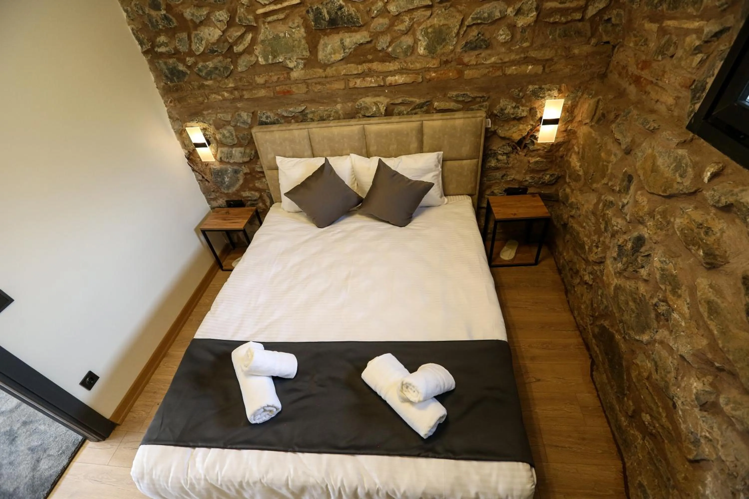 Bedroom, Bed in Mia Mia Suites