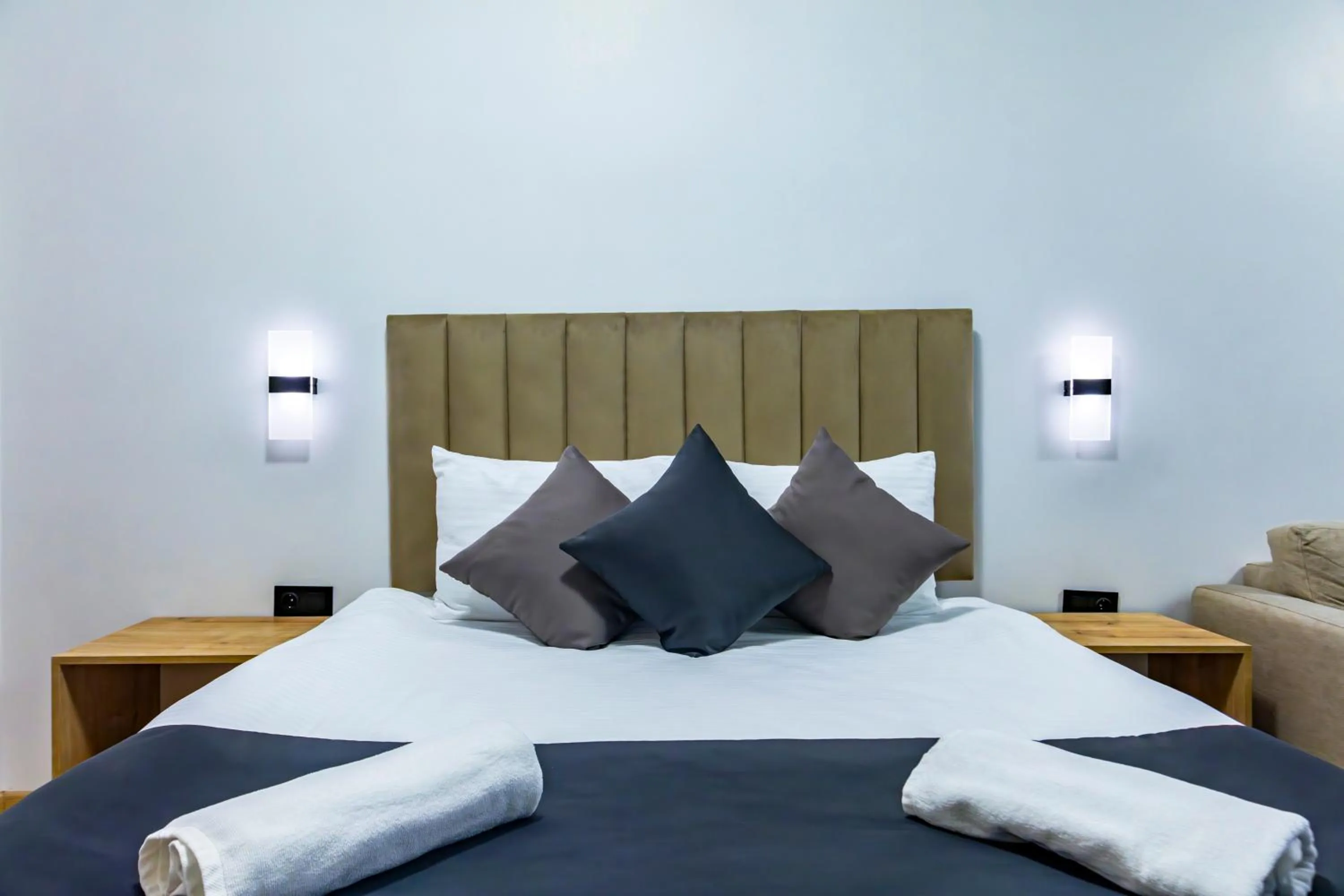 Bed in Mia Mia Suites