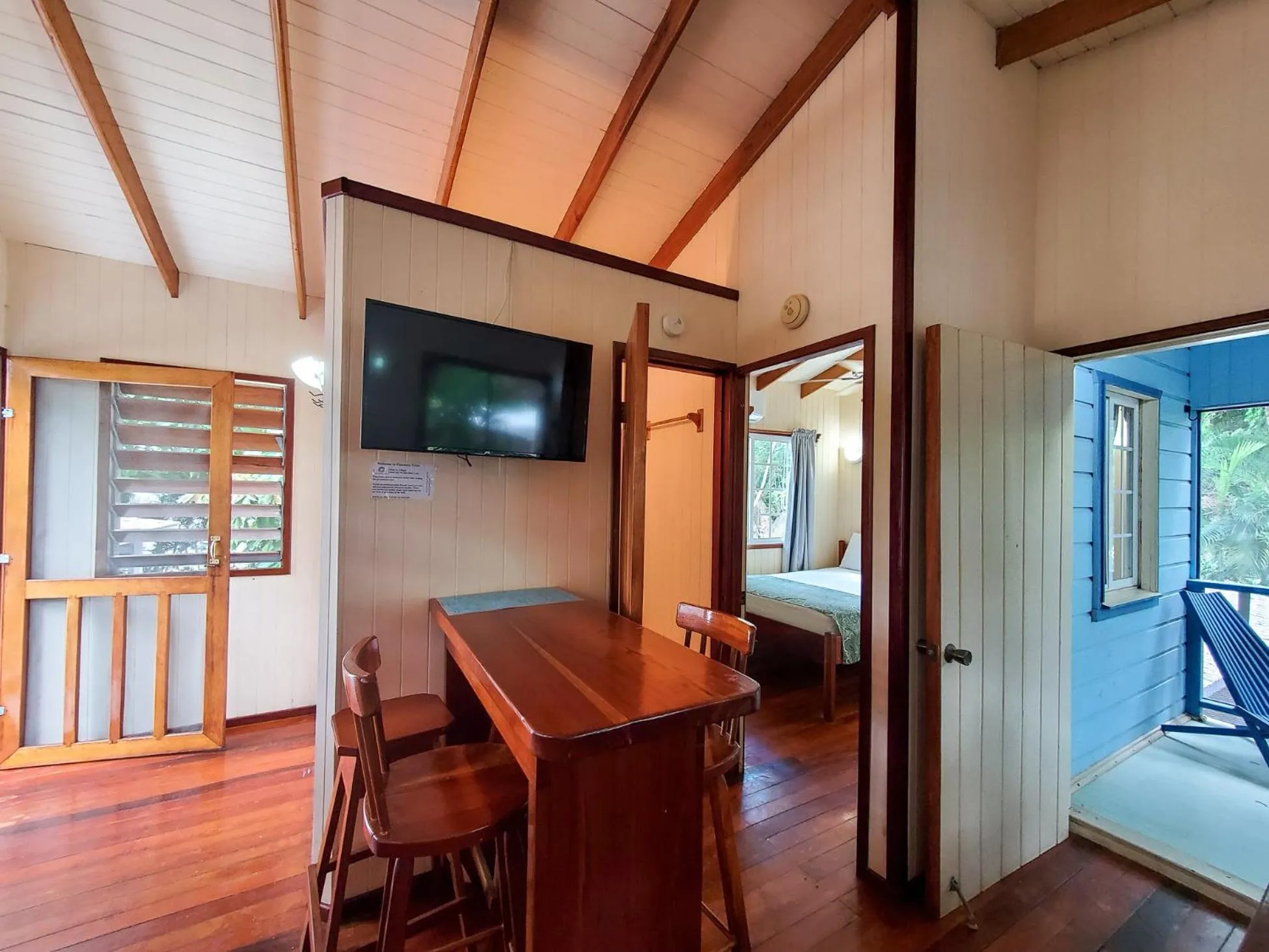 Living room in Placencia Villas