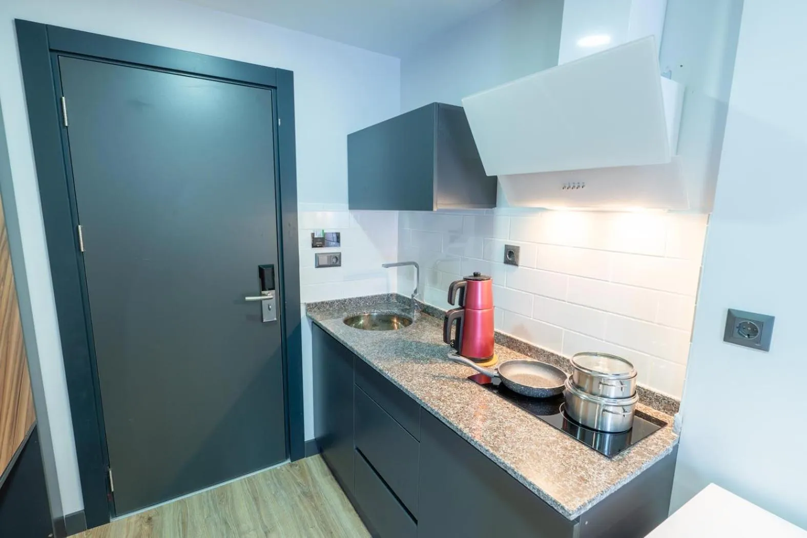 Kitchen or kitchenette in Yusufhan Suites