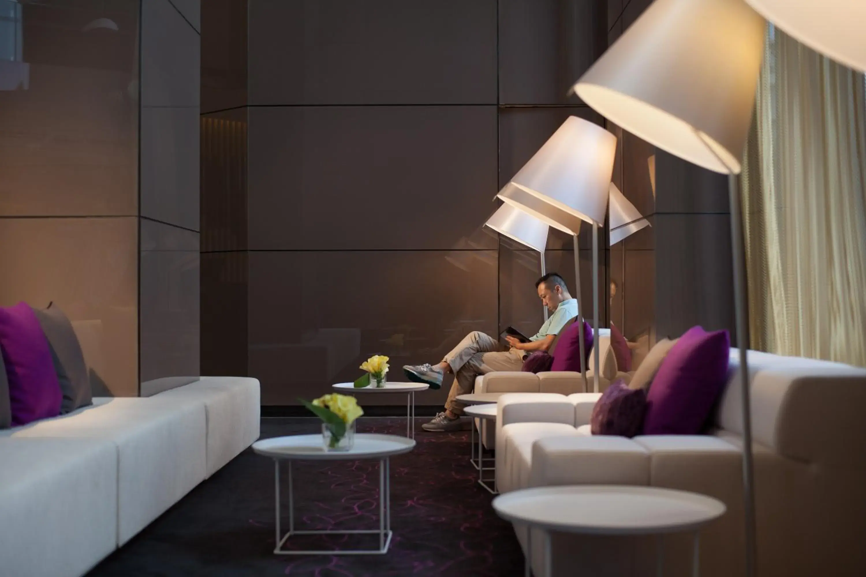 Lobby or reception in Modena by Fraser Zhuankou Wuhan Lobby or reception in Modena by Fraser Zhuankou Wuhan