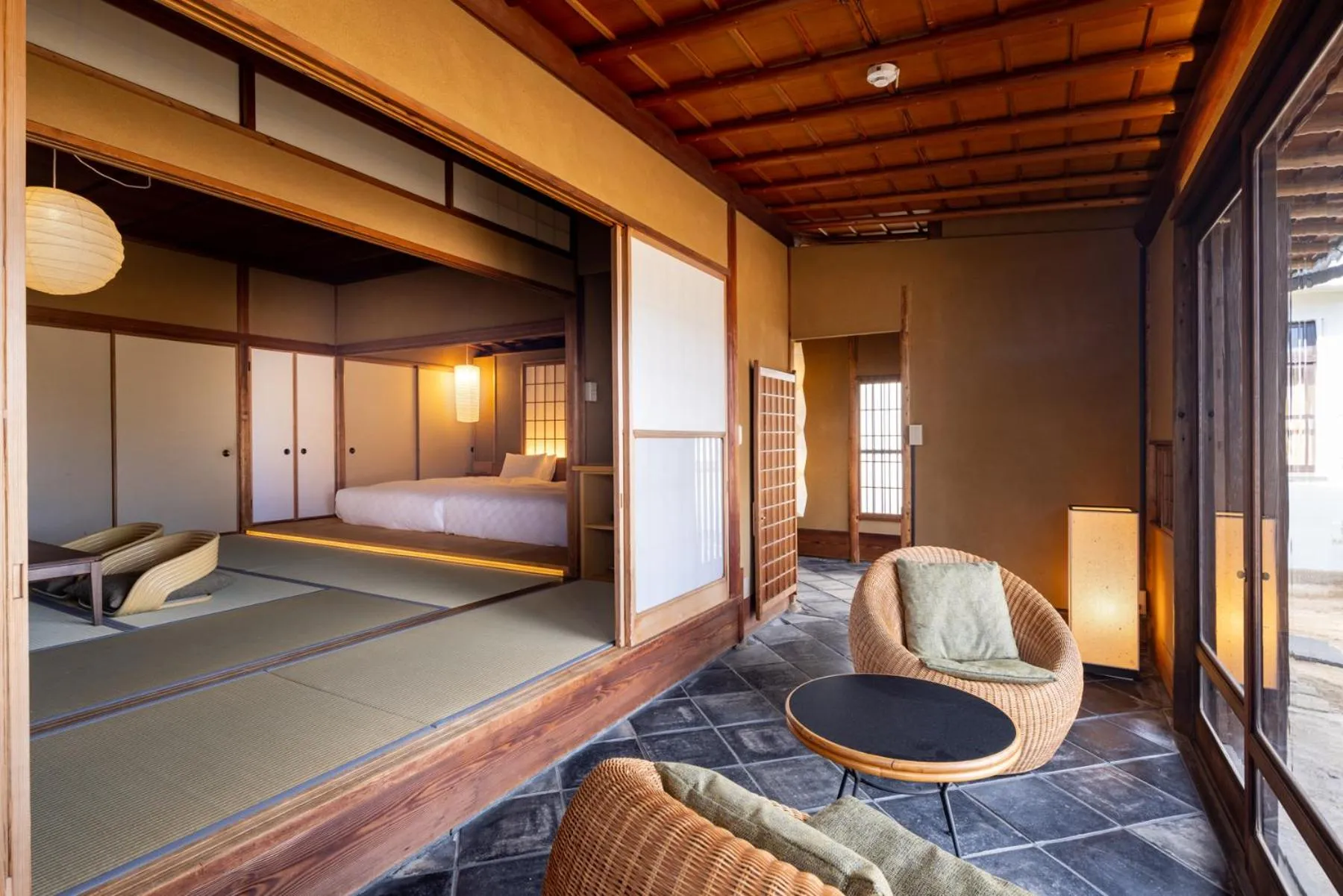 Photo of the whole room, Bed in Ryokan Onomichi Nishiyama