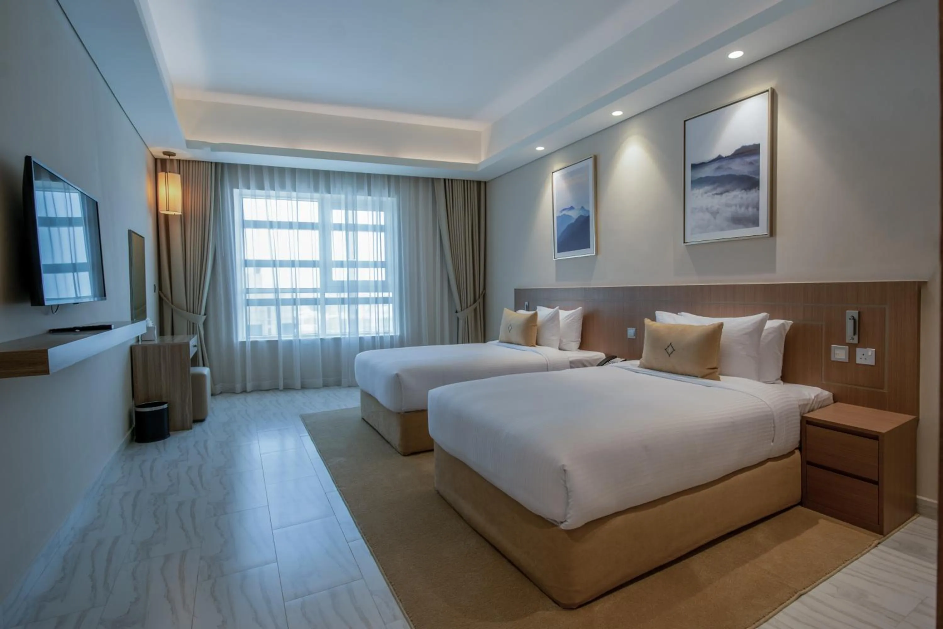 Bed in Jood Hotel Apartments