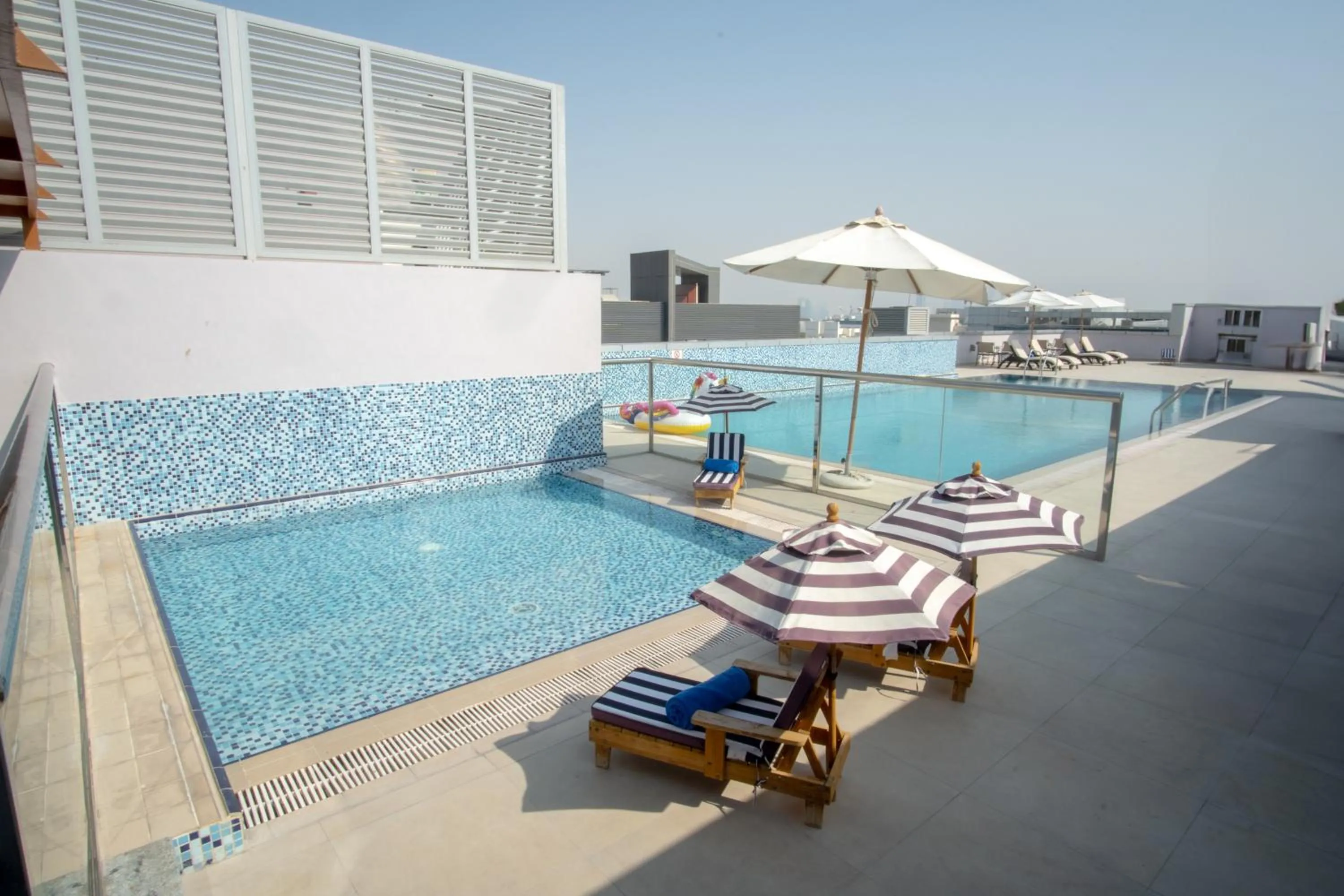 Swimming pool in Jood Hotel Apartments