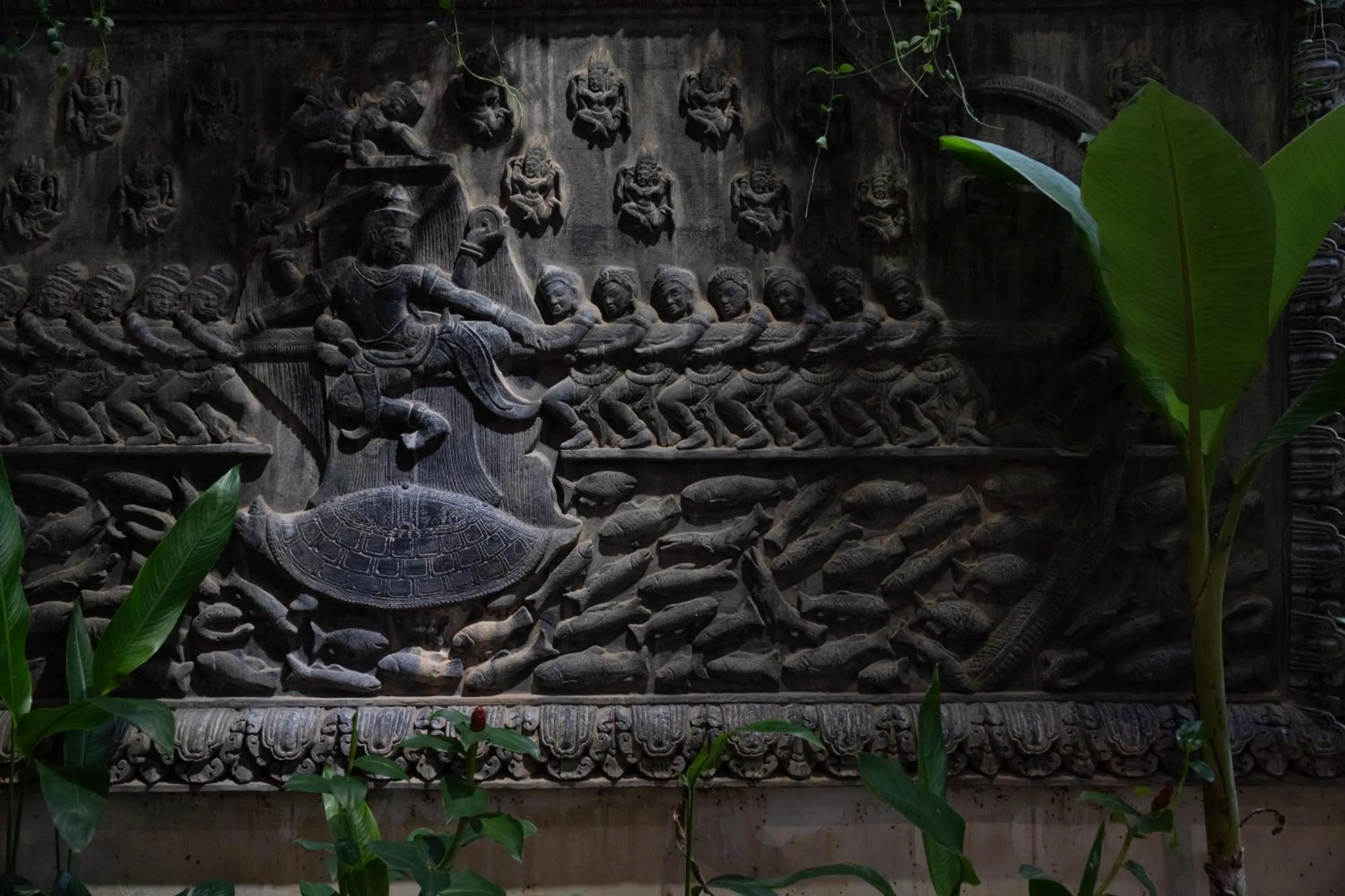 Decorative detail in The Community - Siem Reap