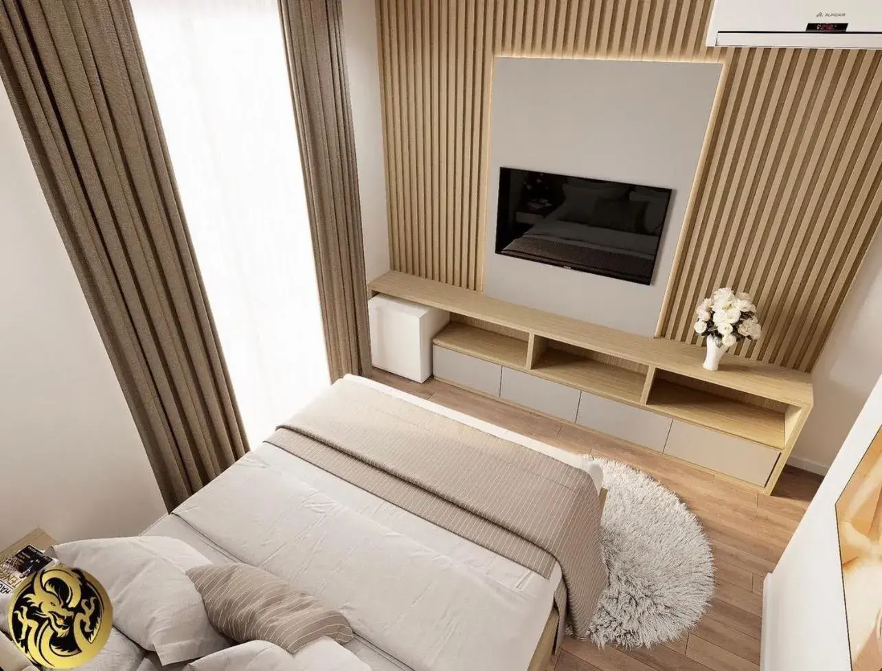 King Room with Balcony in Golden Dragon Hotel King Room with Balcony in Golden Dragon Hotel