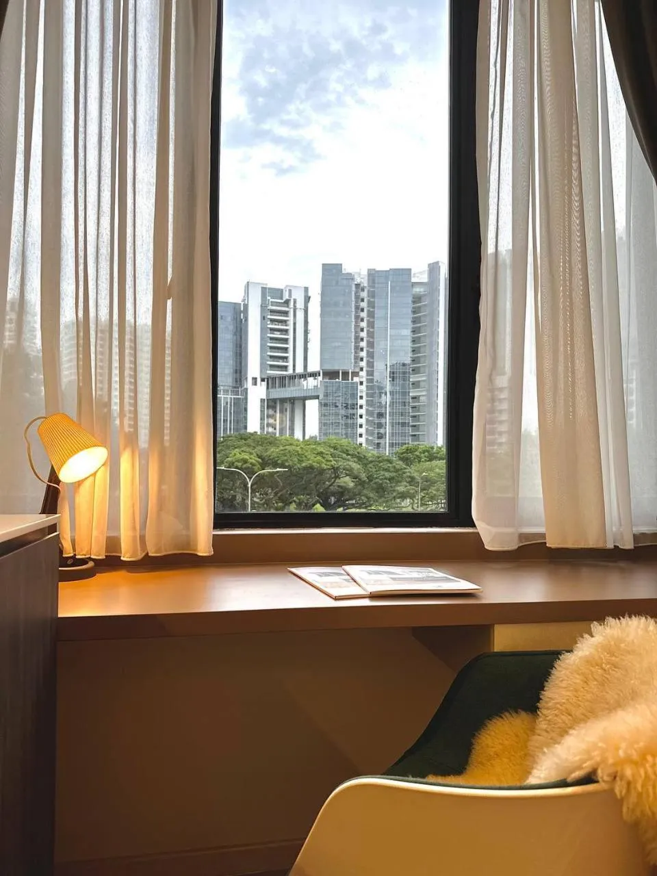 Seating area in ISA Hotel Amber Road
