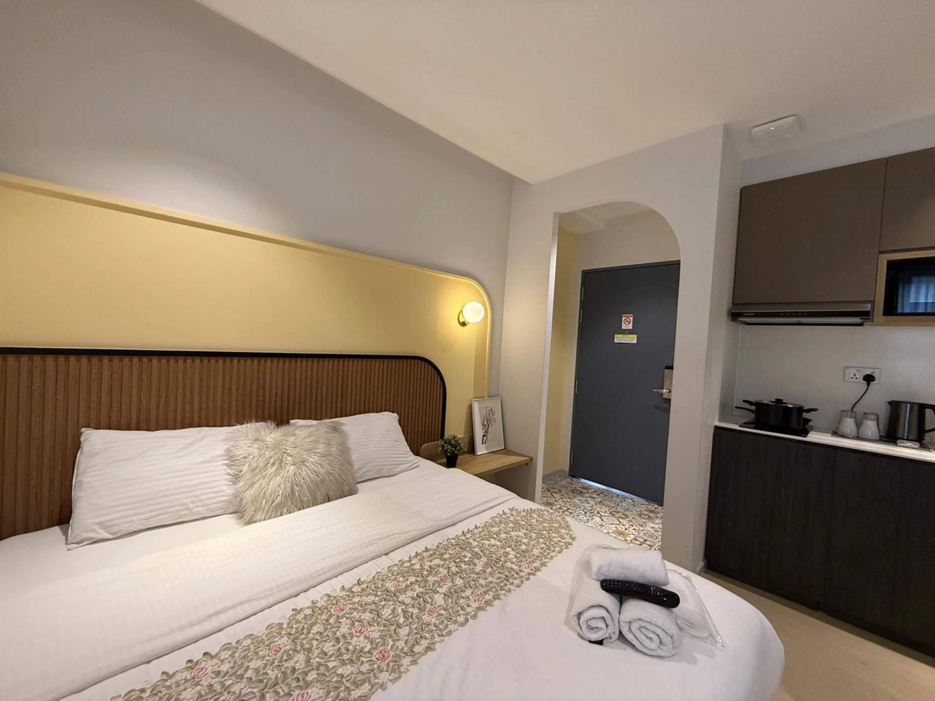 Bed in ISA Hotel Amber Road