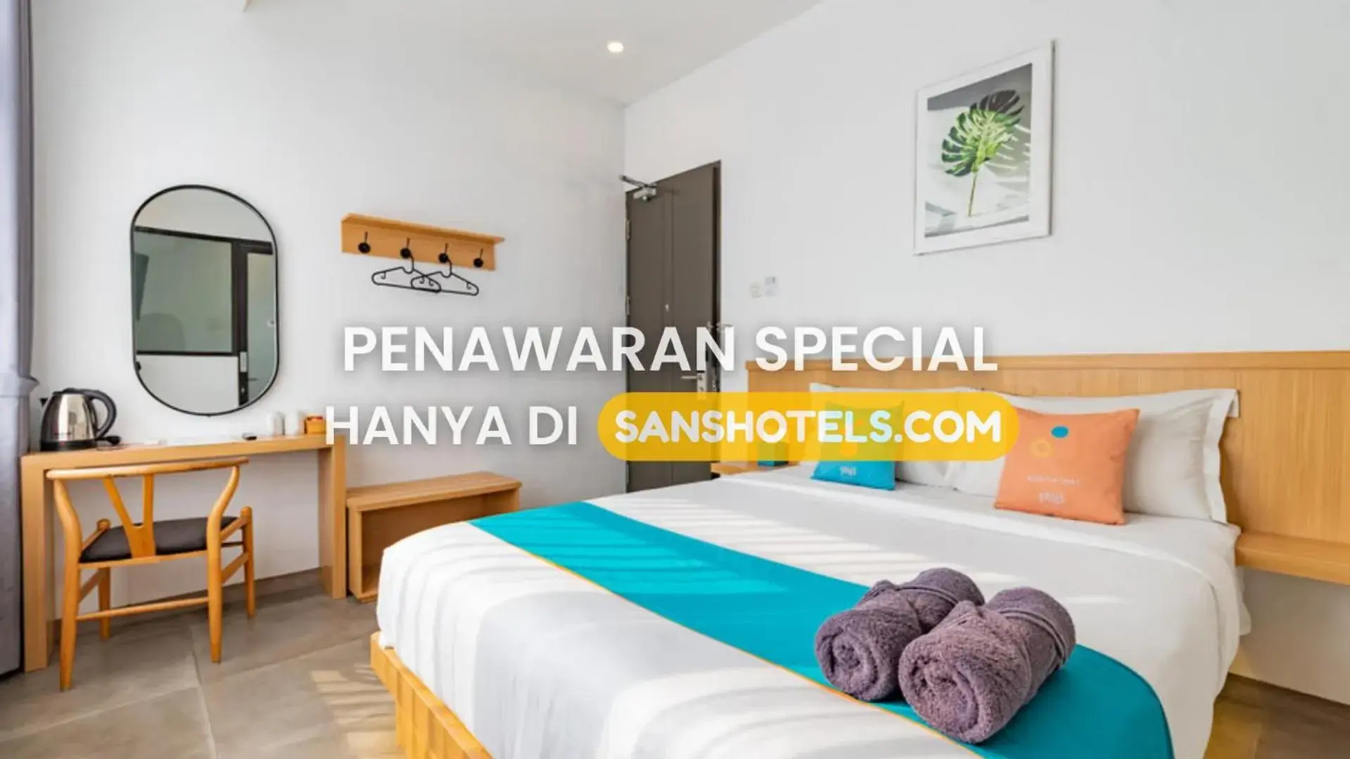 Bedroom, Bed in Sans Hotel Bobosini Malang by RedDoorz Bedroom, Bed in Sans Hotel Bobosini Malang by RedDoorz