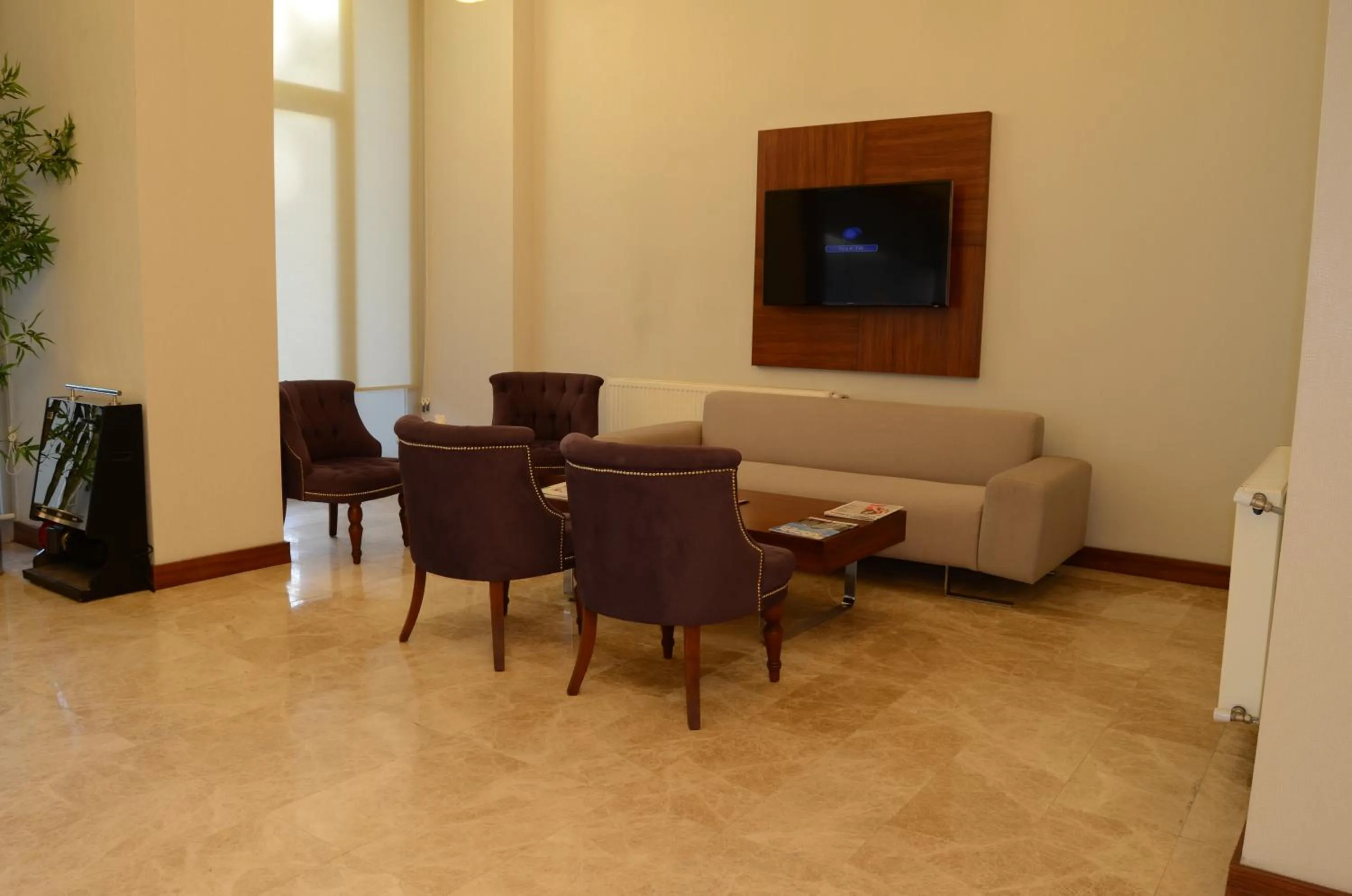 Communal lounge/ TV room in Norton Hotel