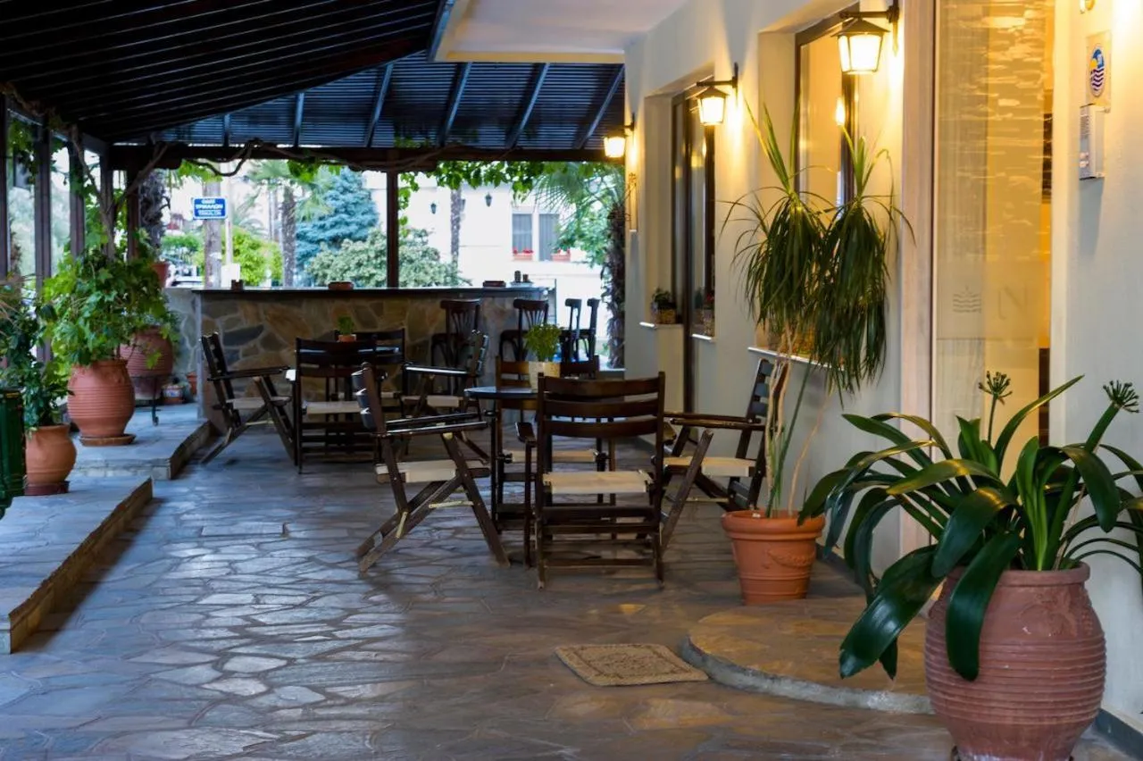 Patio in Nepheli Apartments and Studios