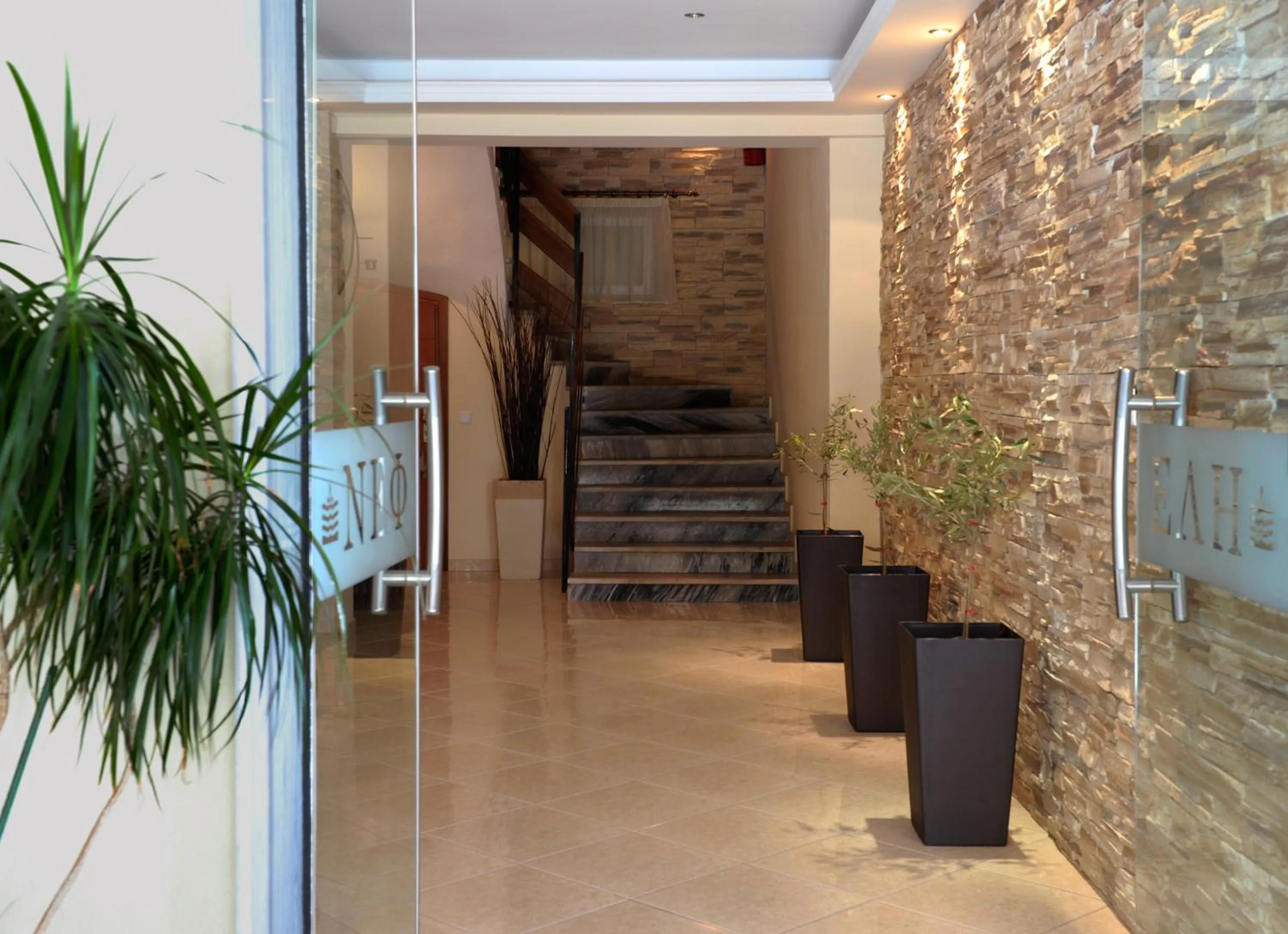 Facade/entrance in Nepheli Apartments and Studios